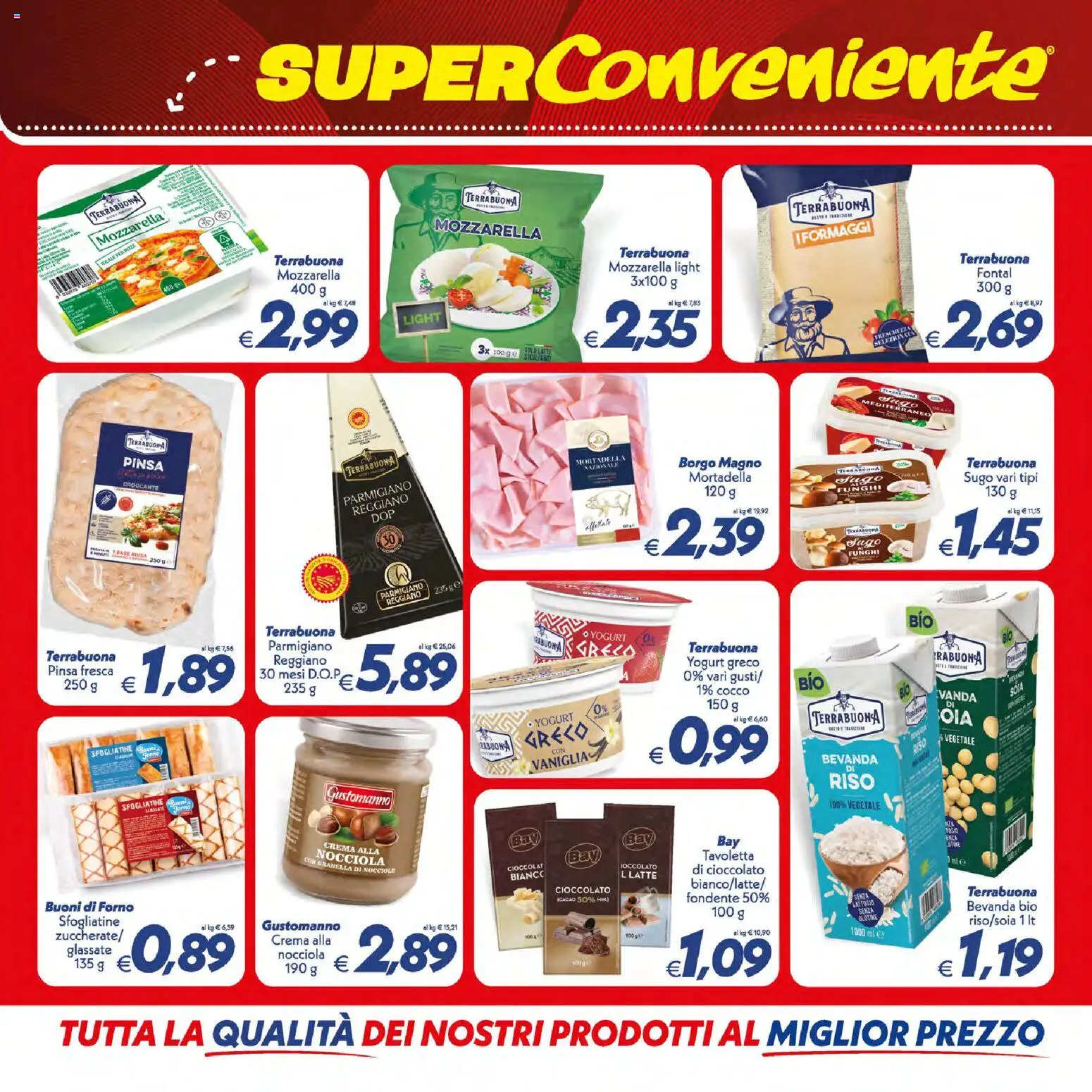 Volantino SuperConveniente del 16/07/2026 | Pagina: 20 | Prodotti: Crema, Funghi, Nocciole, Parmigiano
