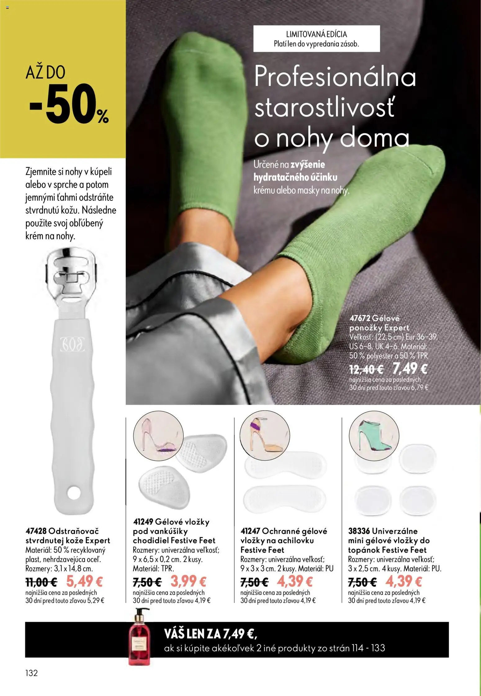 Nové Oriflame akcie – leták je platný od 29.07.2026 | Strana: 132 | Produkty: Ponožky, Krém