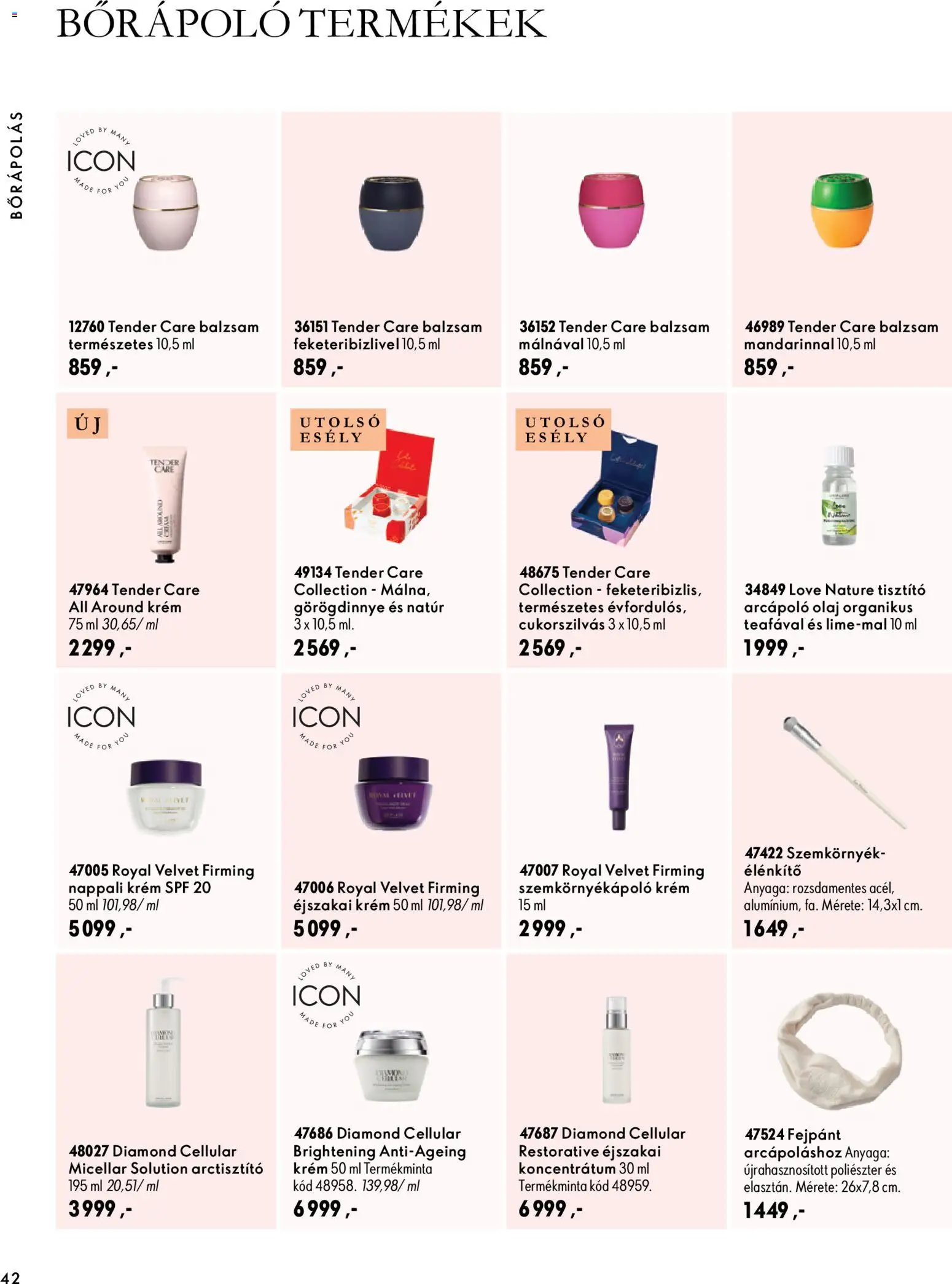 Oriflame akciós ujság - amely érvényes a következő dátumtól: 2026.09.30. | Oldal: 42 | Termékek: Görögdinnye, Tisztító, Krém, Olaj