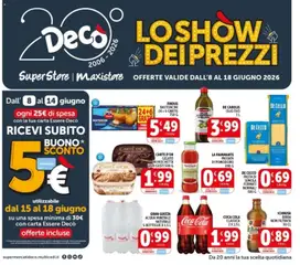 Anteprima del volantino Decò volantino MaxiStore Montaquila valido a partire dal 08.06.2026