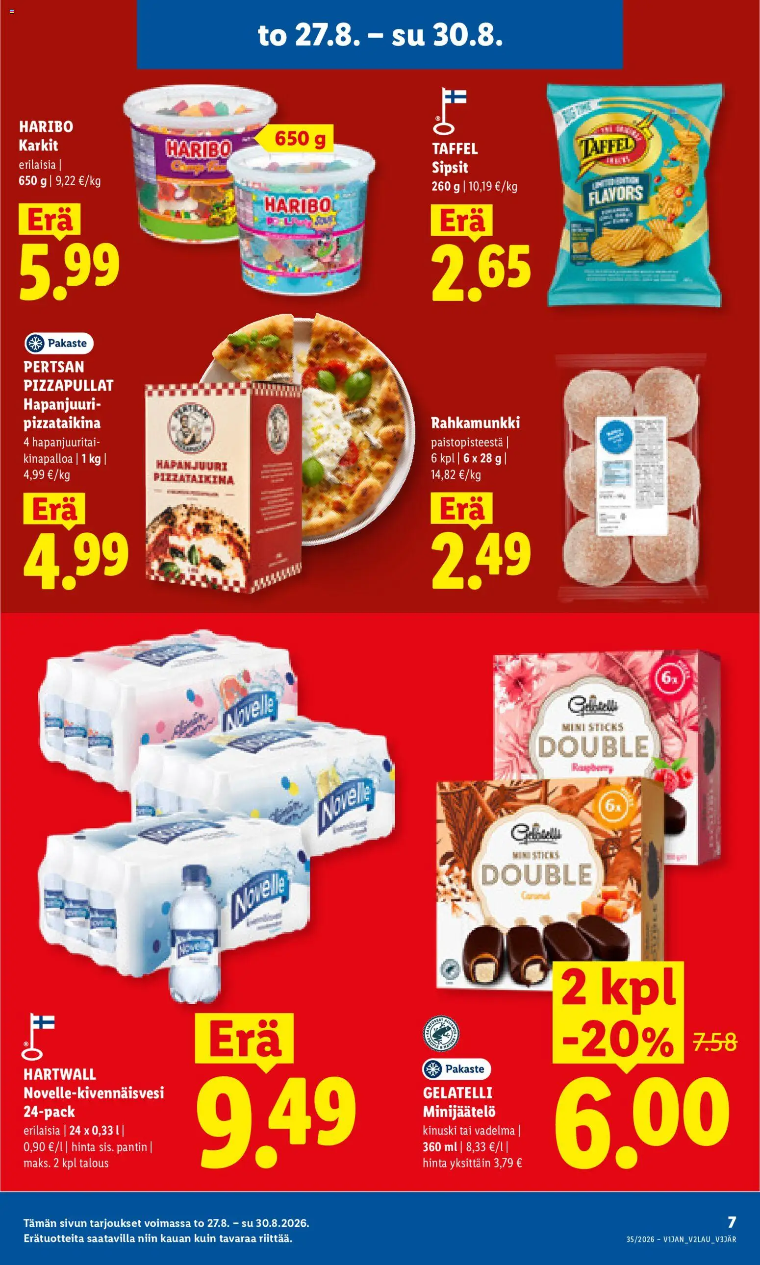Lidl tarjoukset - Helsinki – voimassa 27/08/2026 alkaen | Sivu: 7