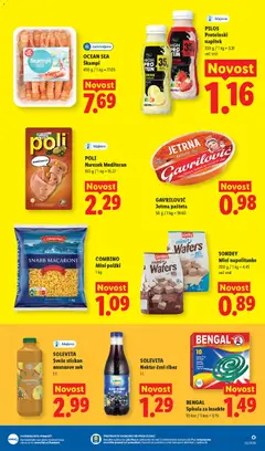 Lidl katalog akcije – veljaven od 21.05.2026 | Stran: 17 | Izdelki: Napolitanke, Pašteta, Kos, Sok