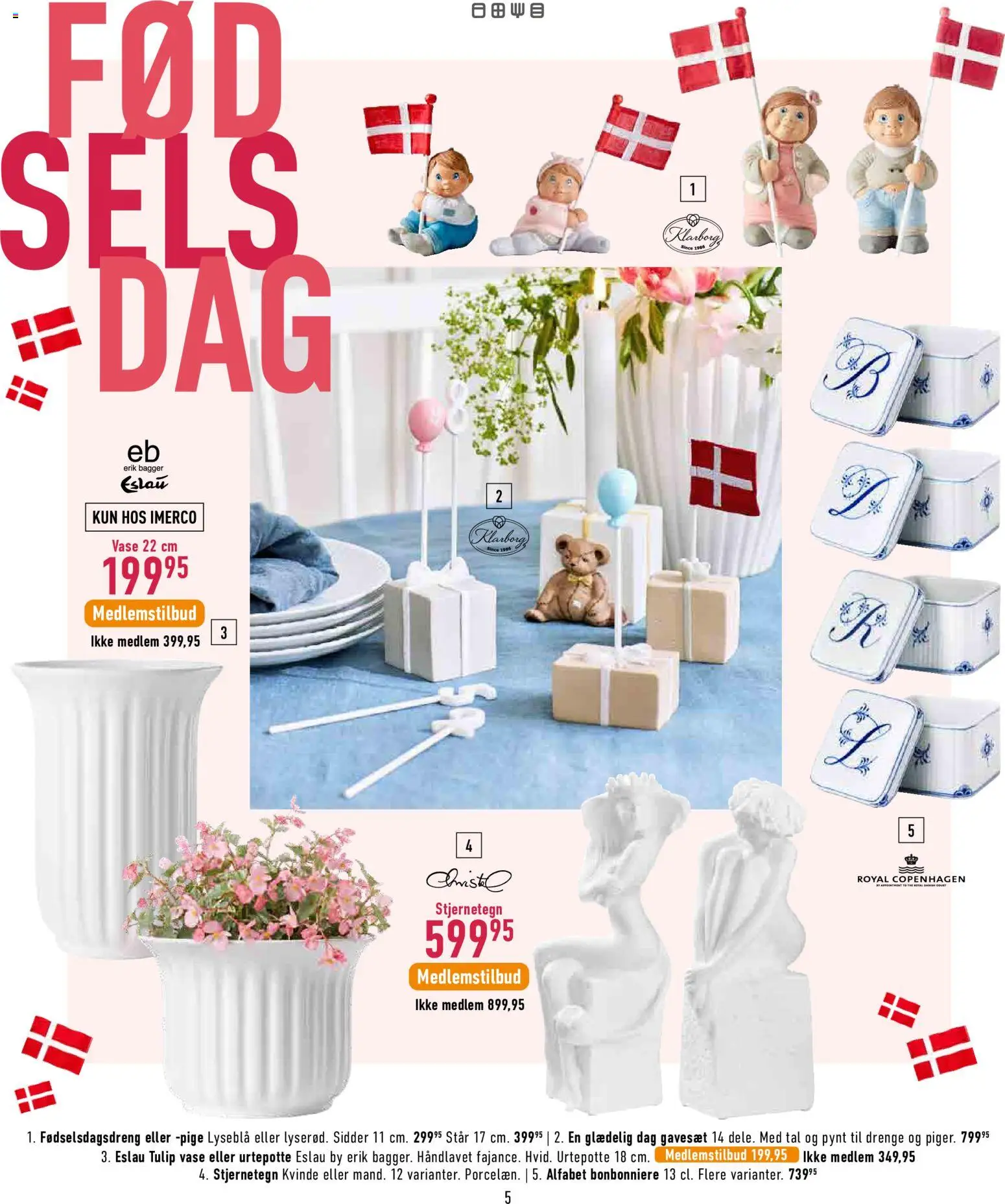 Imerco tilbudsavis – gyldig fra 31/07/2026 | Side: 5 | Produkter: Vase