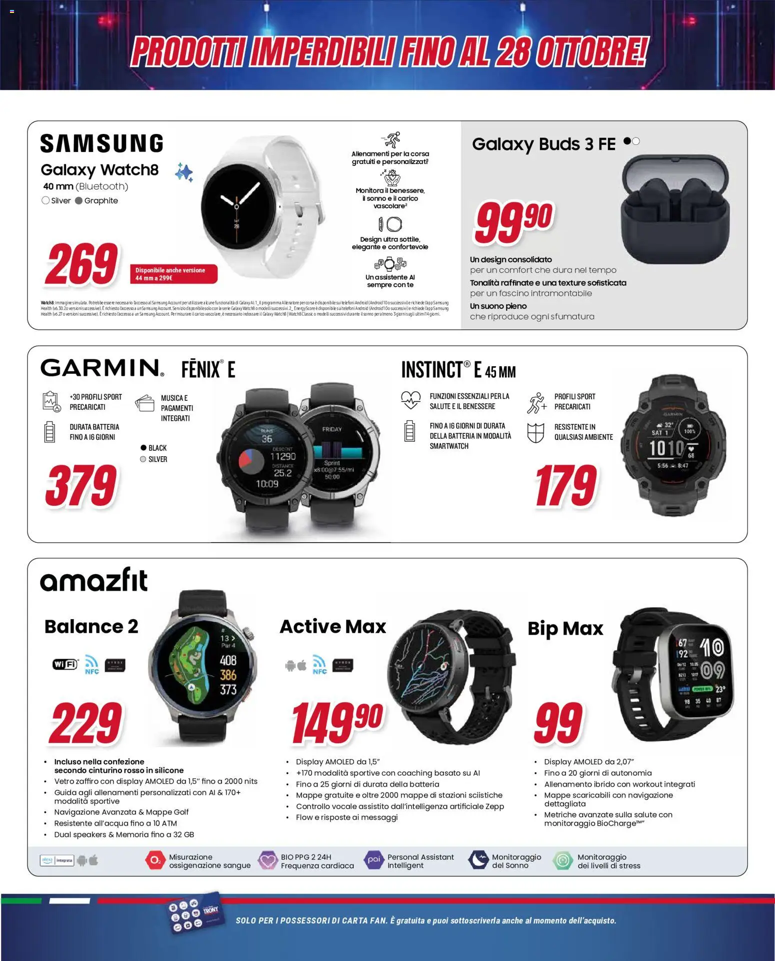 Volantino Trony del 16/10/2026 | Pagina: 25 | Prodotti: Samsung Galaxy, Tè, Navigazione, Batteria