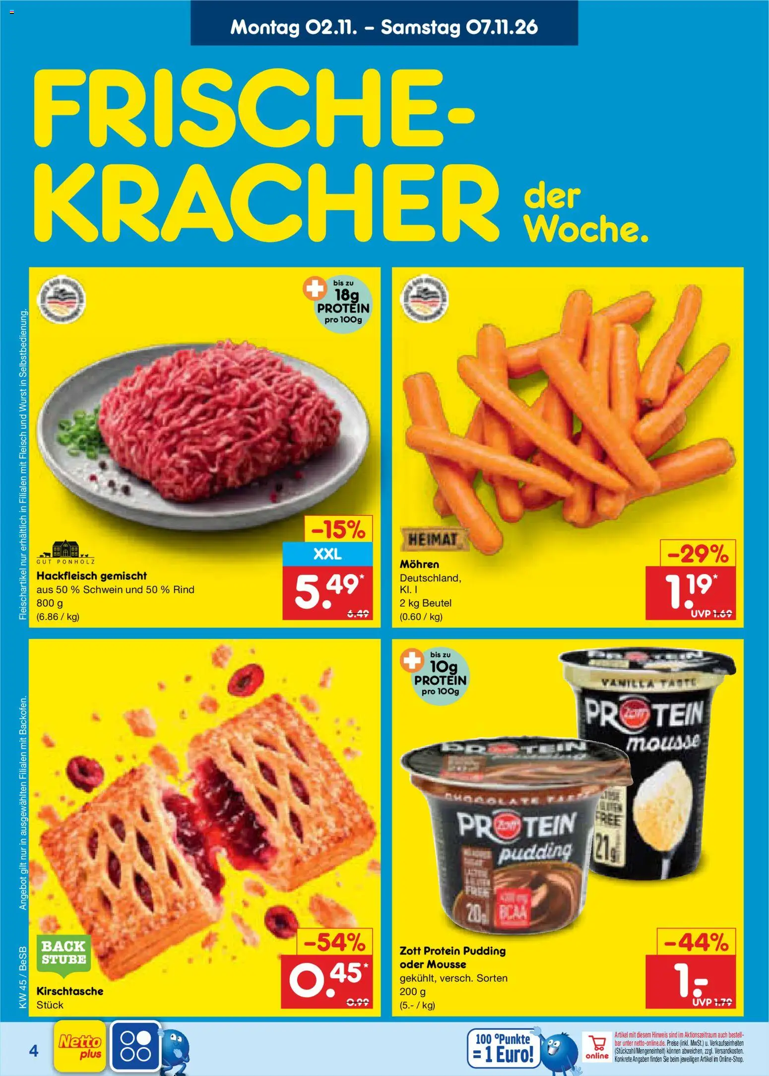 Netto Marken-Discount Prospekt – gültig ab 02.11.2026 | Seite: 6 | Produkte: Mohren, Wurst, Fleisch, Hackfleisch