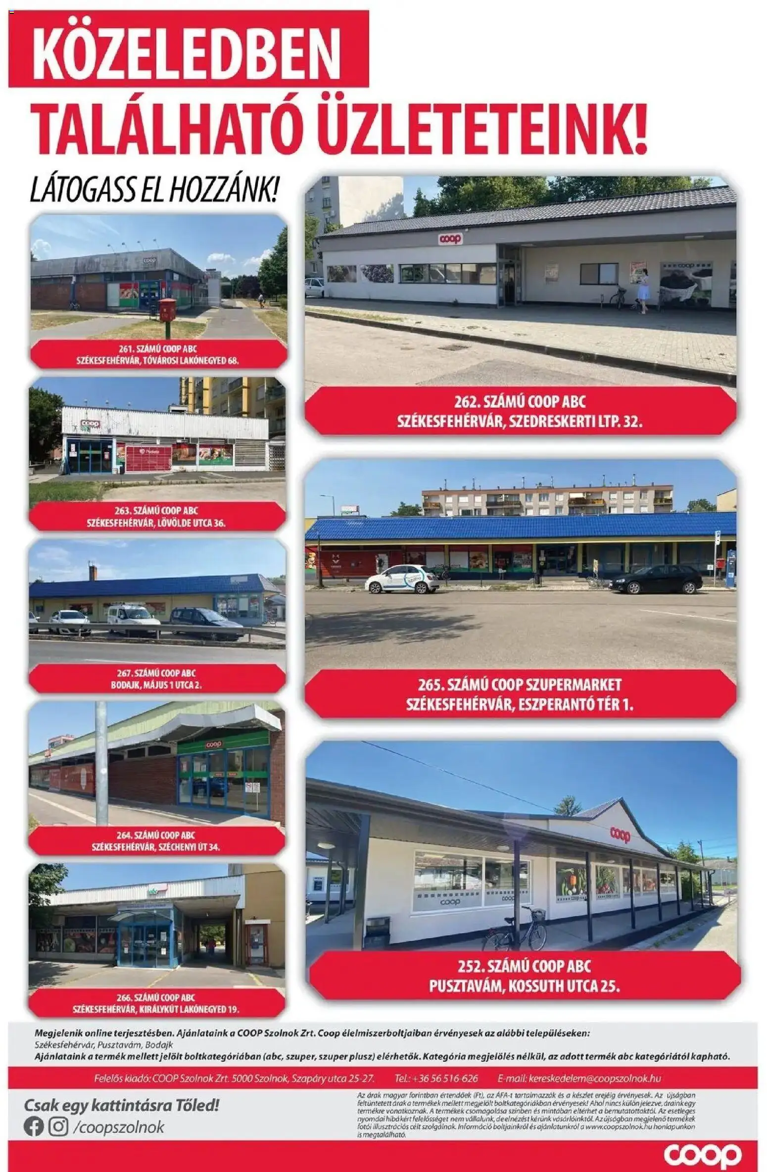 COOP Szolnok akciós újság Székesfehérvár - 2026.05.07. -tól/töl > akció, lapozható szórólap 🛍️ | Oldal: 6