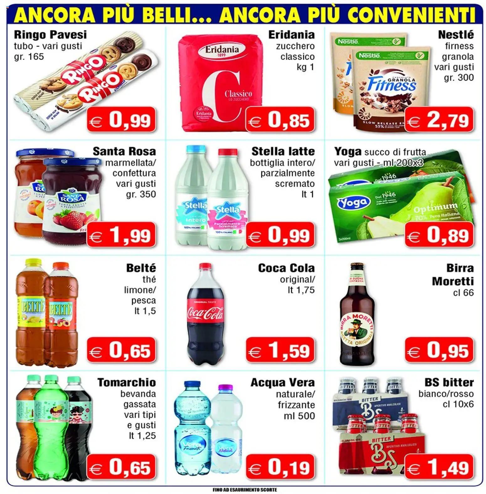 Volantino Magazzini Smart del 01.06.2026 | Pagina: 4 | Prodotti: Acqua, Pesca, Bottiglia, Coca Cola