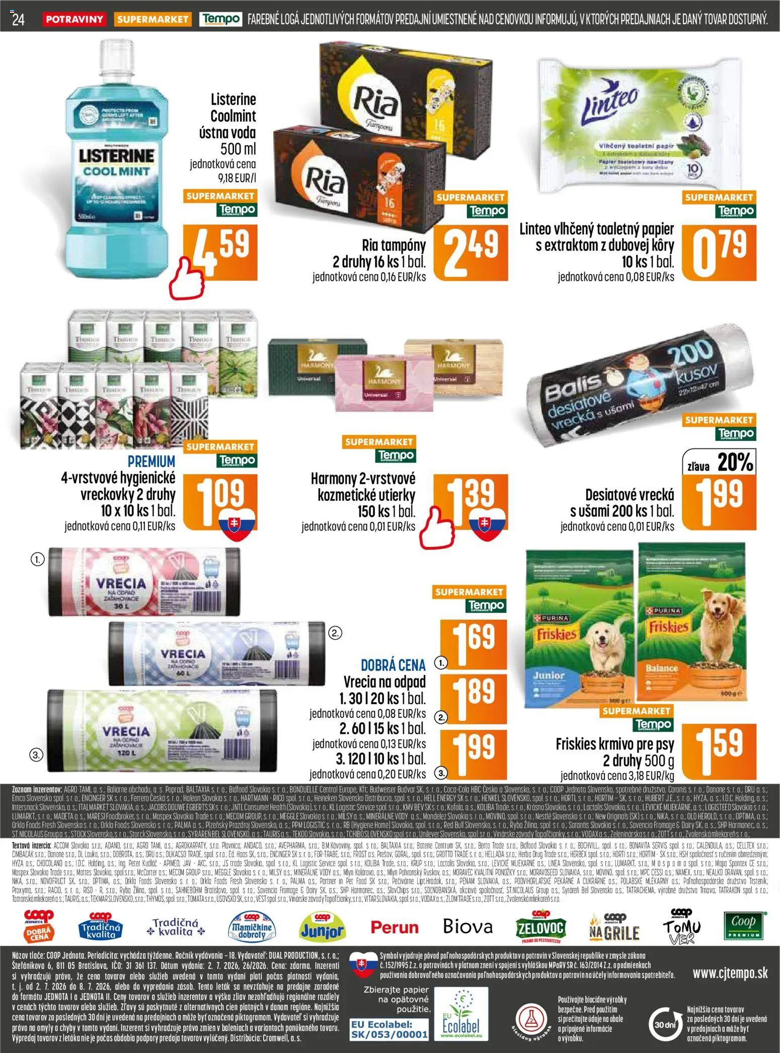 Nové COOP Jednota akcie – leták je platný od 02.07.2026 | Strana: 24