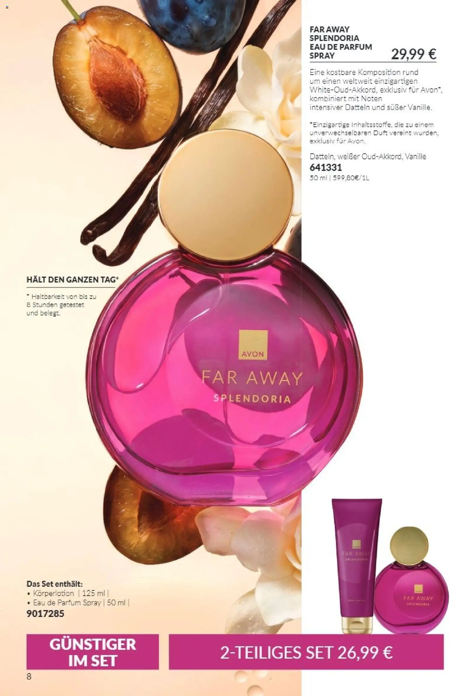 AVON Katalog Oktober 2026 – gültig ab 01.10.2026 | Seite: 8 | Produkte: Parfüm, Duft, Körperlotion, Eau de Parfum