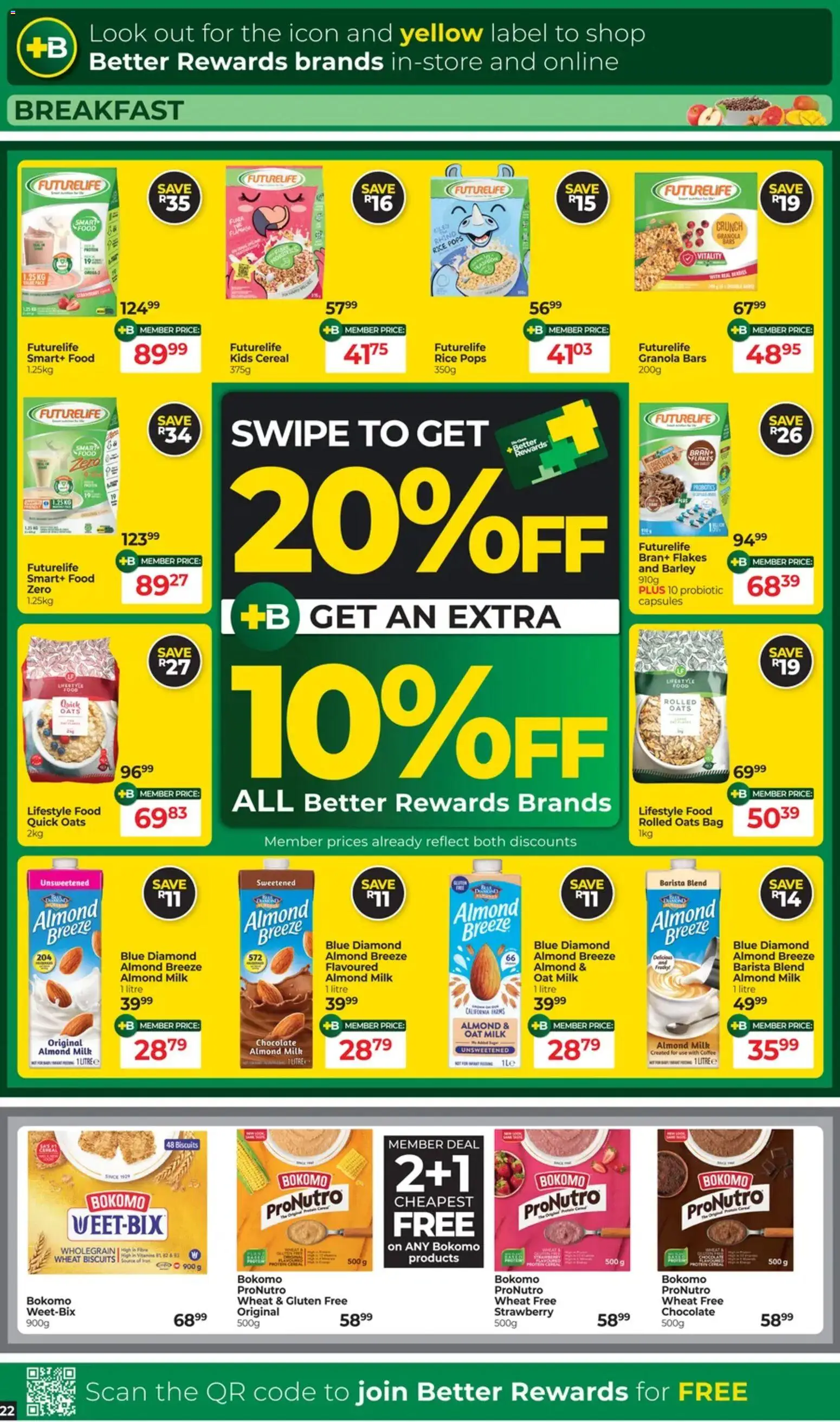 New Dis-Chem catalogue – valid from 17.03.2026 | Page: 22 | Products: Detergente líquido, Milk, Biscuits, Chocolate