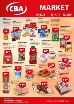 Náhled letáku CBA leták - Market od 30.09.2026