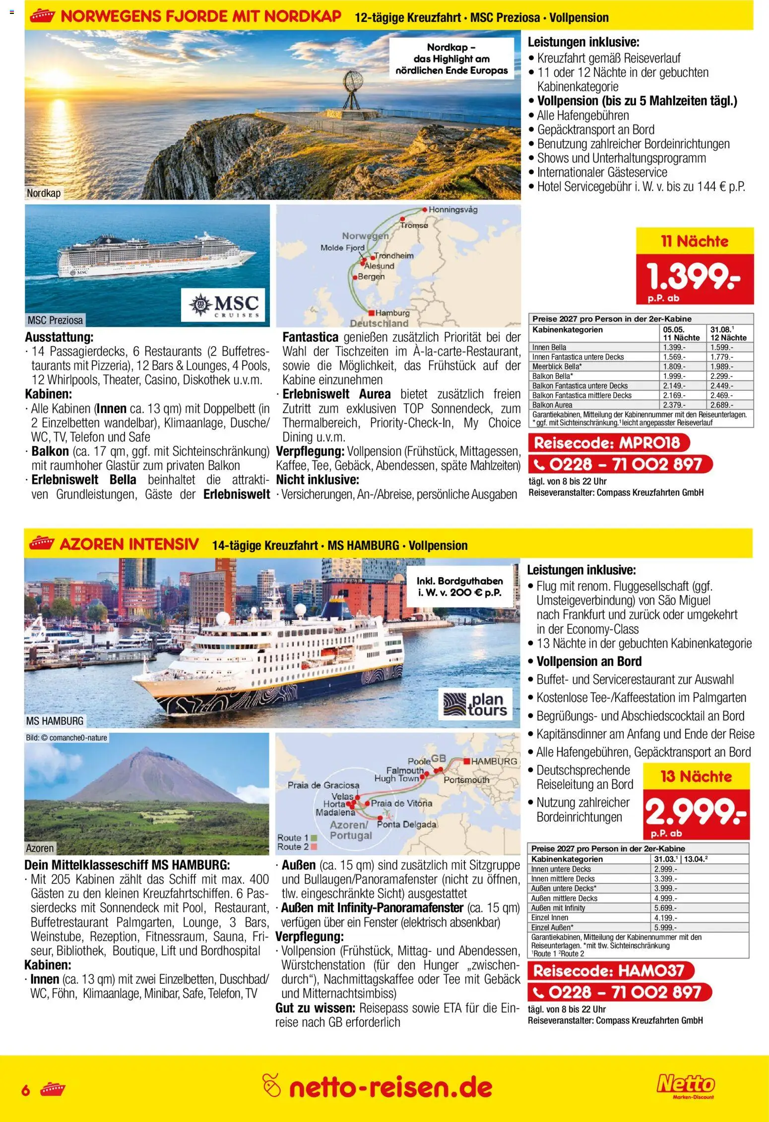 Netto Reisen Prospekt – gültig ab 26.06.2026 | Seite: 6
