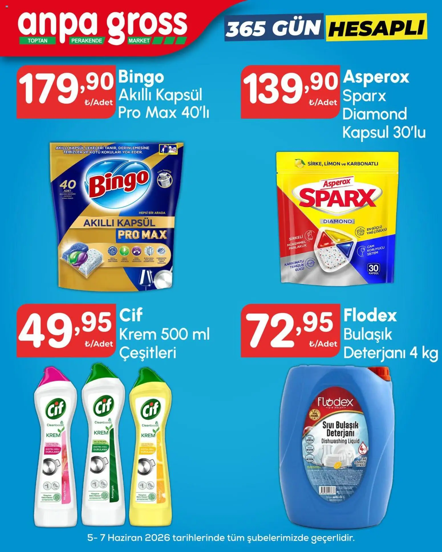 Anpa Gross Katalog - 05.06.2026 tarihinden itibaren geçerlidir | Sayfa: 19 | Ürünler: Krem, Yağ, Limon, Bulaşık makinesi