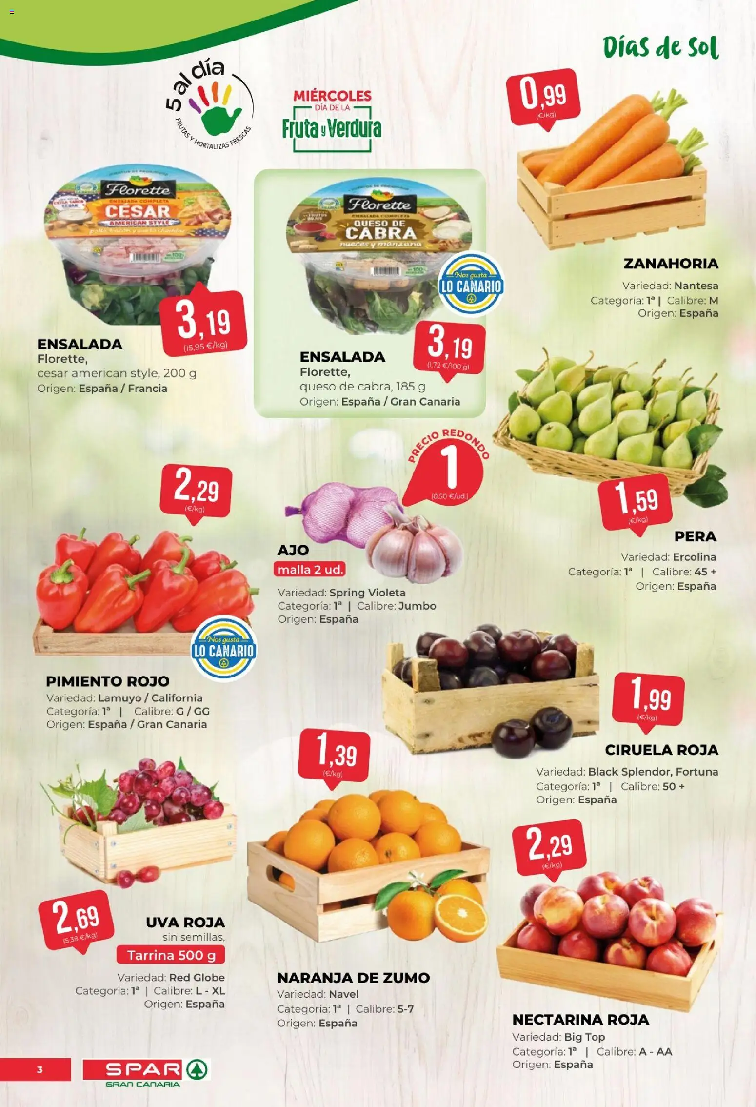 Spar folleto │ válido desde el 21/08/2026 | Página: 3 | Productos: Nueces, Queso, Manzana, Ensalada
