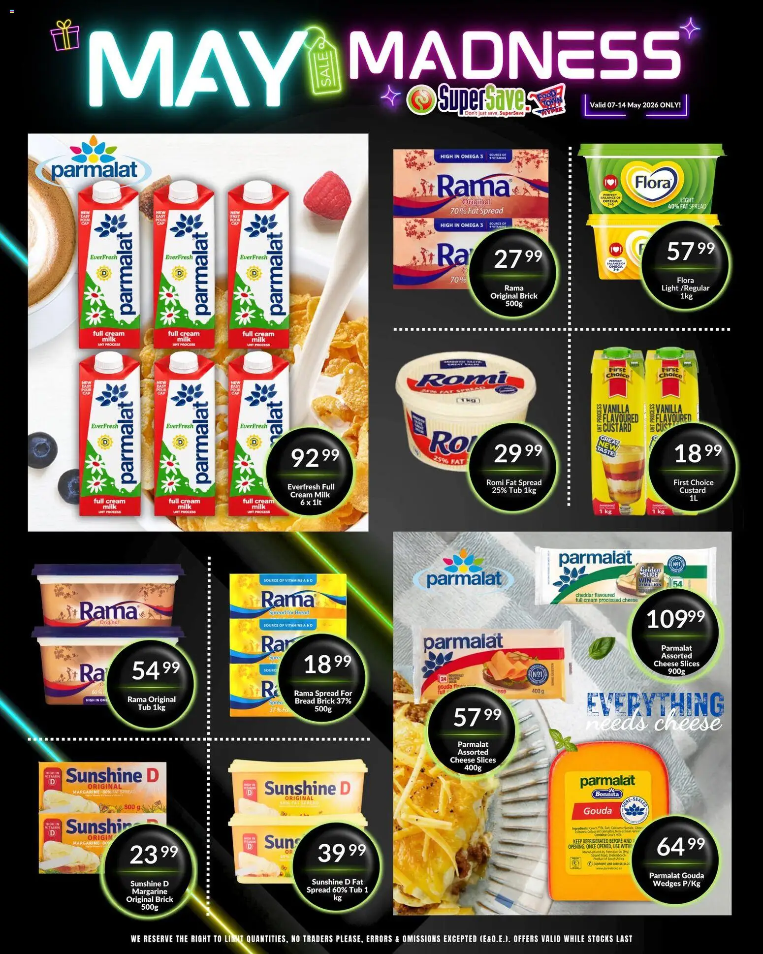 New Super Save catalogue – valid from 07.05.2026 | Page: 9 | Products: Bread, Margarine, Cream, Fat spread
