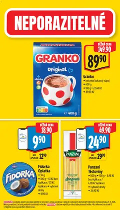 Náhled letáku Albert leták - Supermarket Frenštát pod Radhoštěm od 30.09.2026 | Strana: 5 | Produkty: Granko, Vitamíny, Těstoviny Panzani, Fidorka