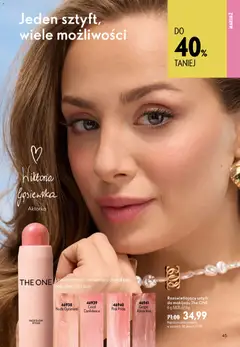 Pogląd oferty "Oriflame Katalog 11 2026" - ważna od 29.07.2026 | Strona: 45 | Produkty: Makijaż, Róż, Rozświetlacz