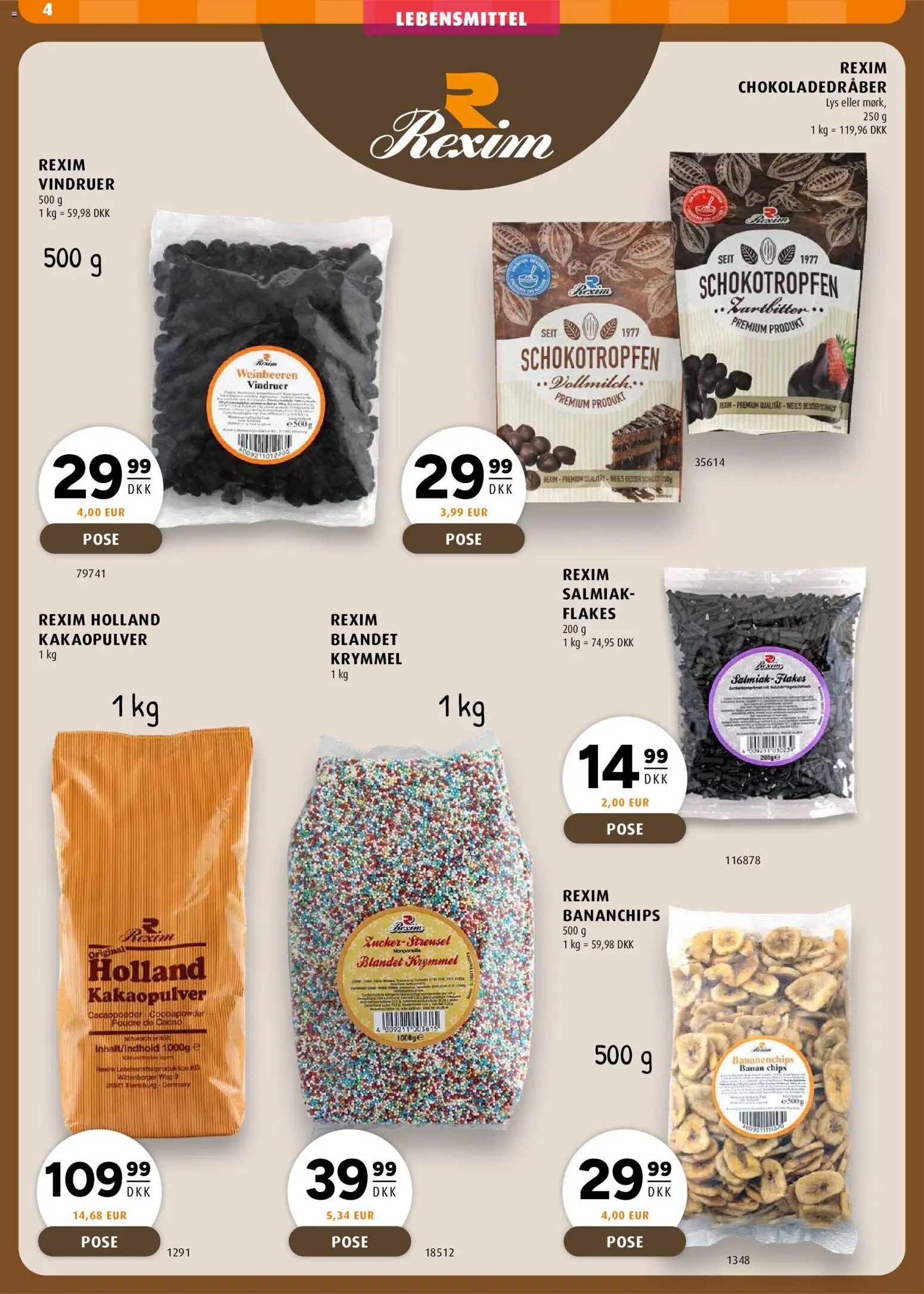 Scandinavian Park tilbudsavis – gyldig fra 25/06/2026 | Side: 4 | Produkter: Chips, Vindruer, Bananchips, Kakaopulver