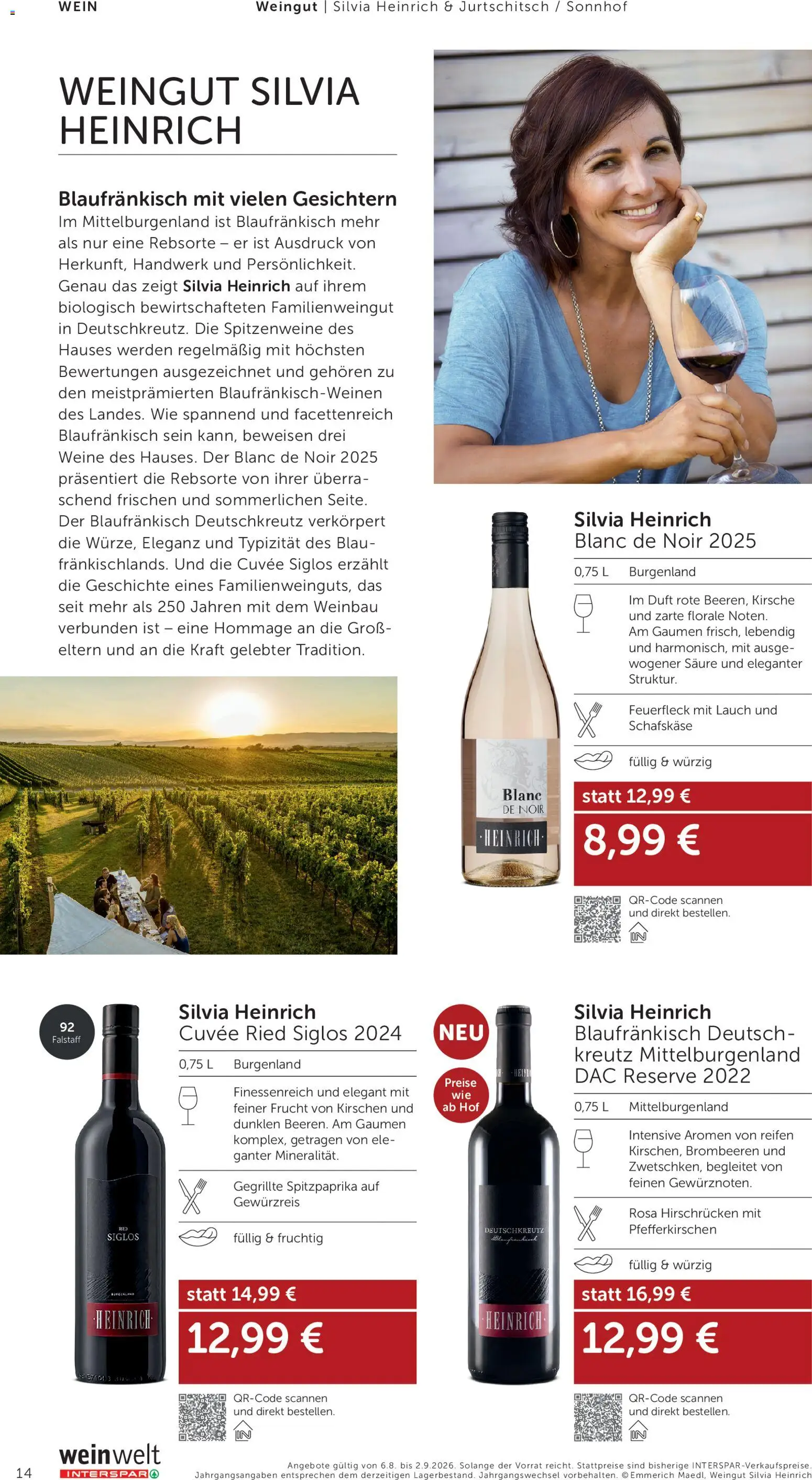 Interspar Wein Welt gültig ab 06.08.2026 | Seite: 14 | Produkte: Duft, Wein