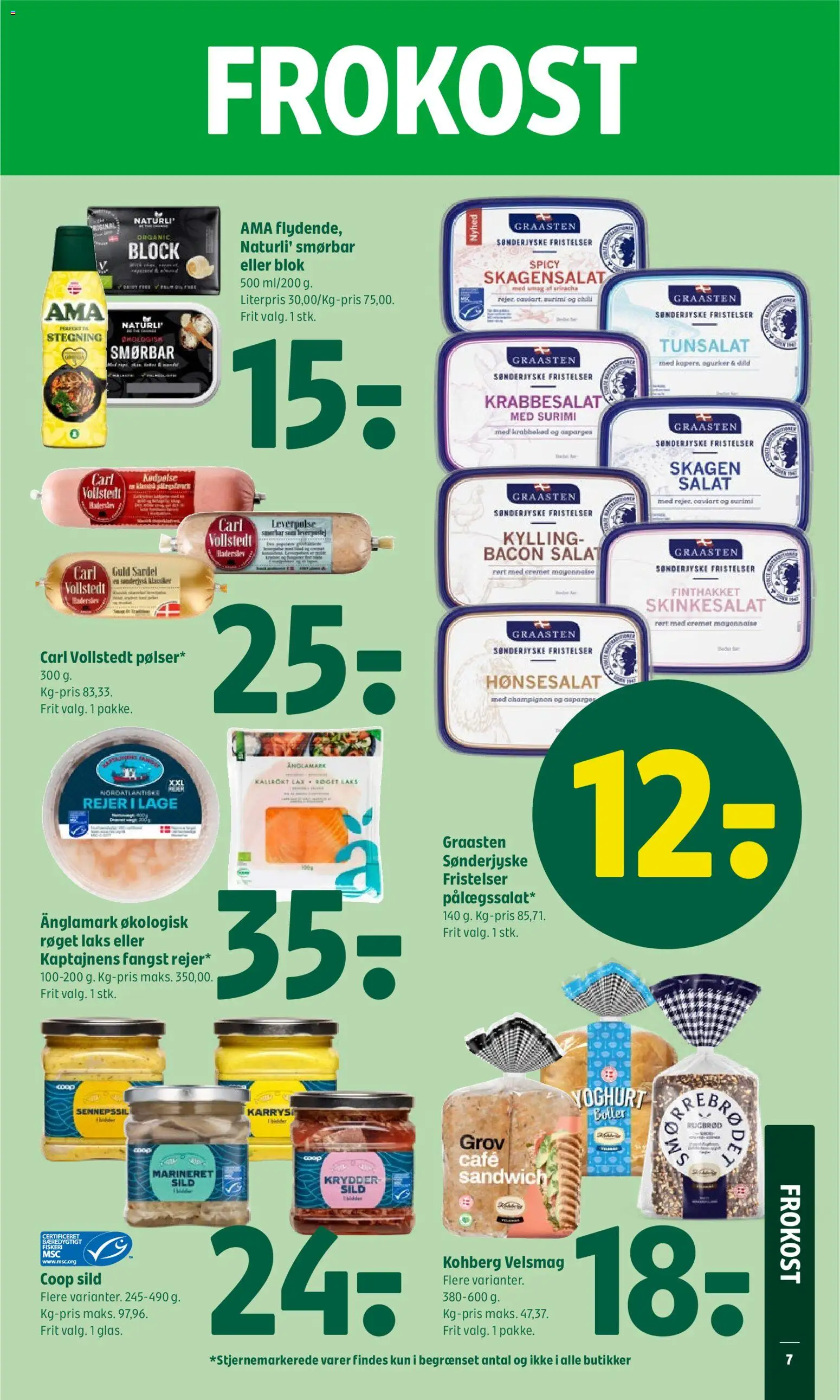 Coop 365 tilbudsavis – gyldig fra 23.04.2026 | Side: 10 | Produkter: Champignon, Dild, Sild, Rejer