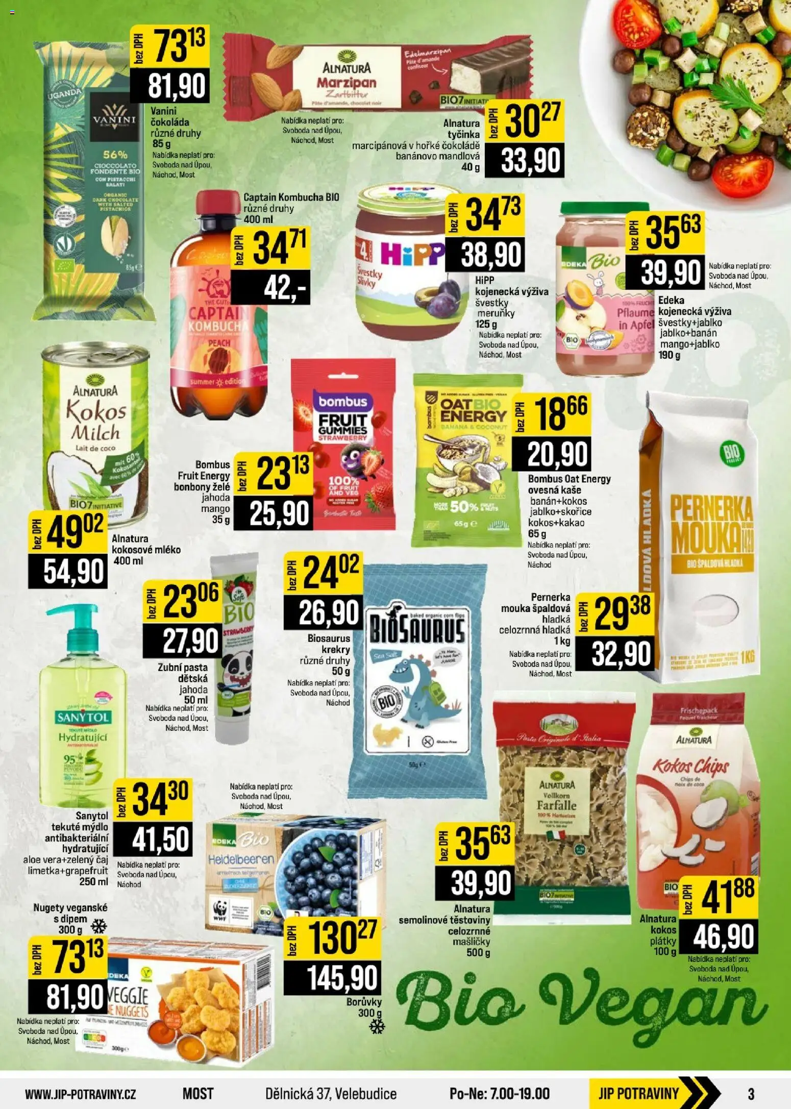 Jip leták - Cash & Carry od 19.08.2026 | Strana: 3 | Produkty: Zubní pasta, Čokoláda, Bonbóny, Borůvky
