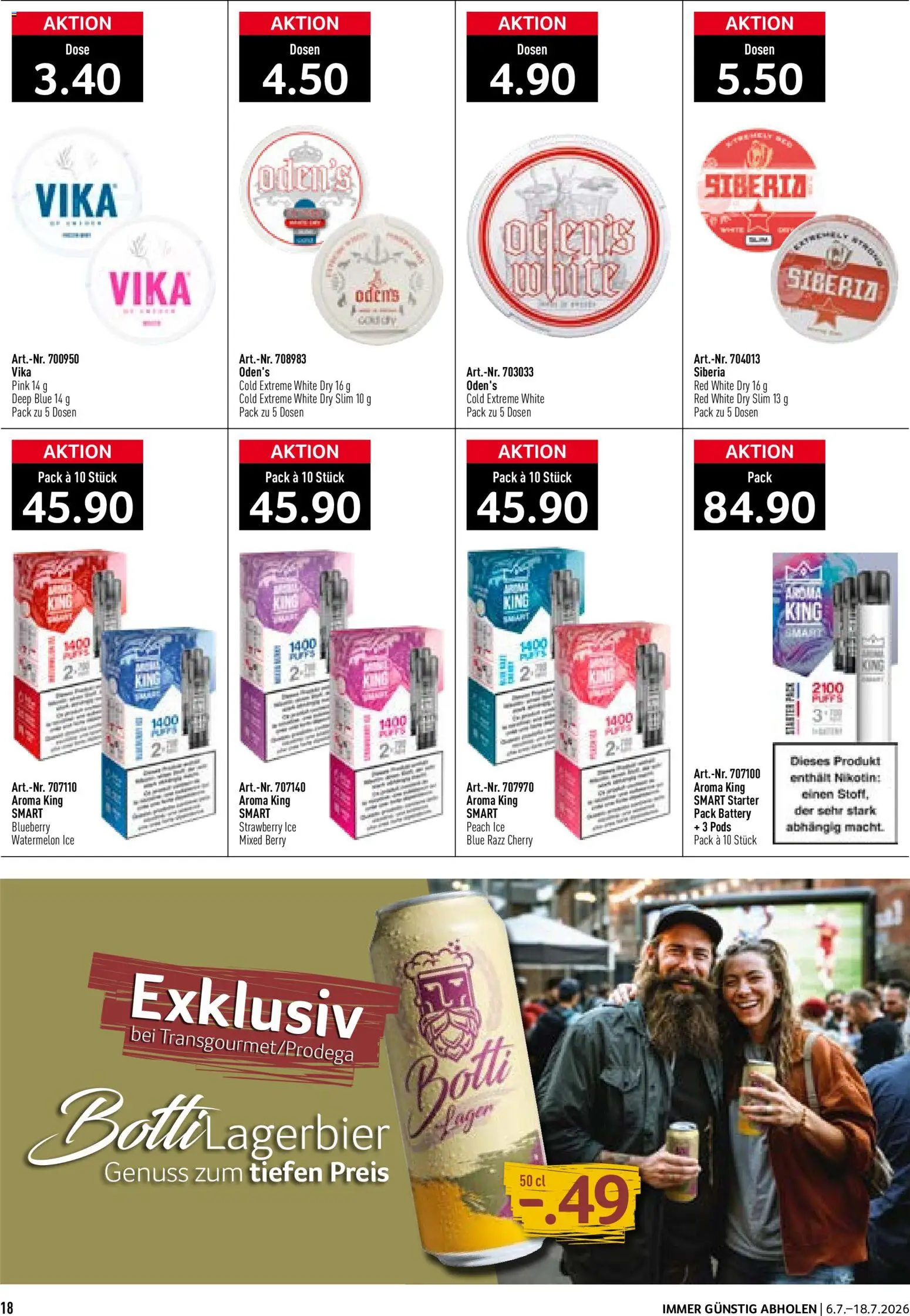 Prodega Aktionen Take Away – gültig ab 06.07.2026 | Seite: 18