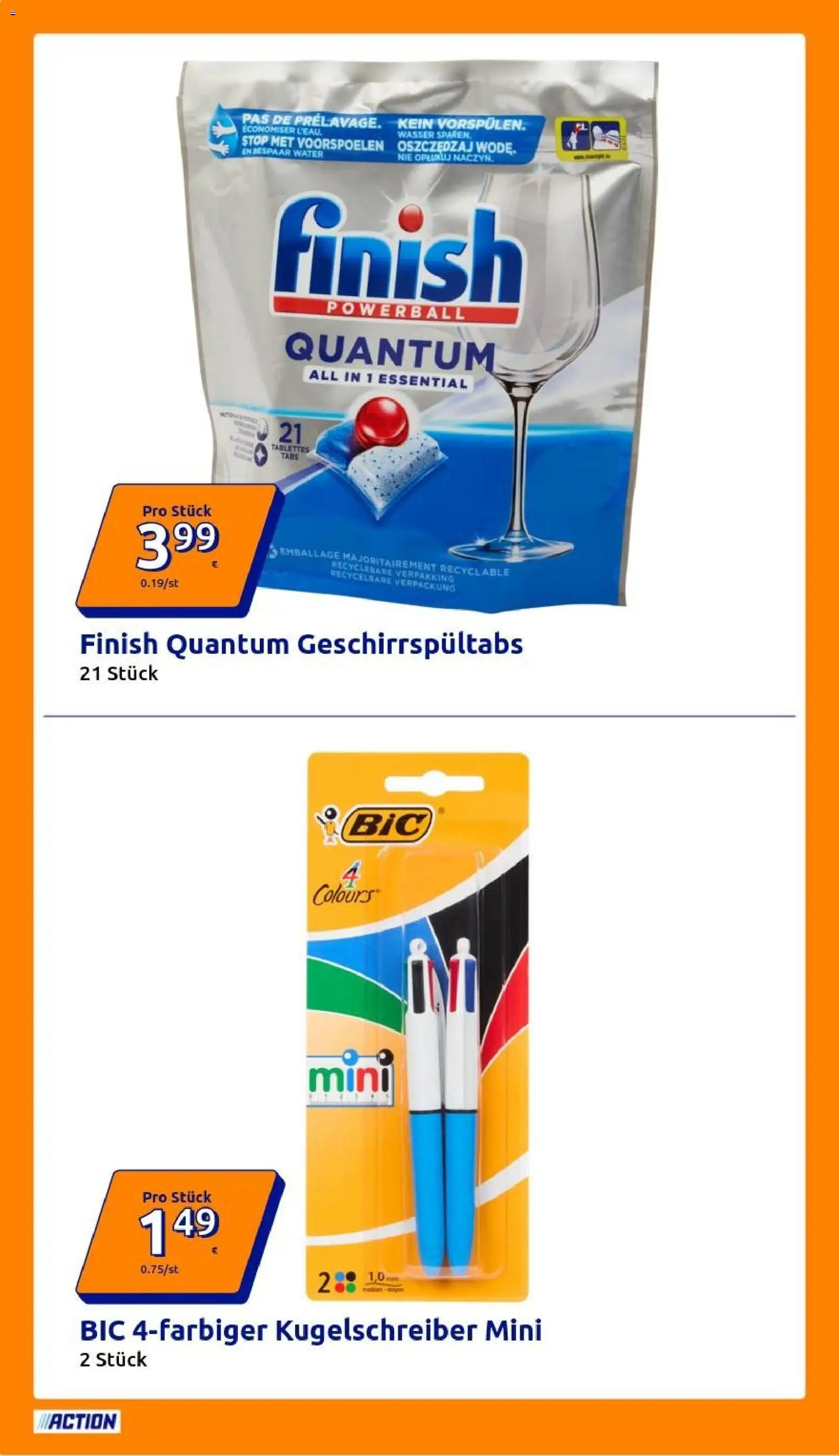 Action Prospekt – gültig ab 26.08.2026 | Seite: 8 | Produkte: Met, Finish, Wasser