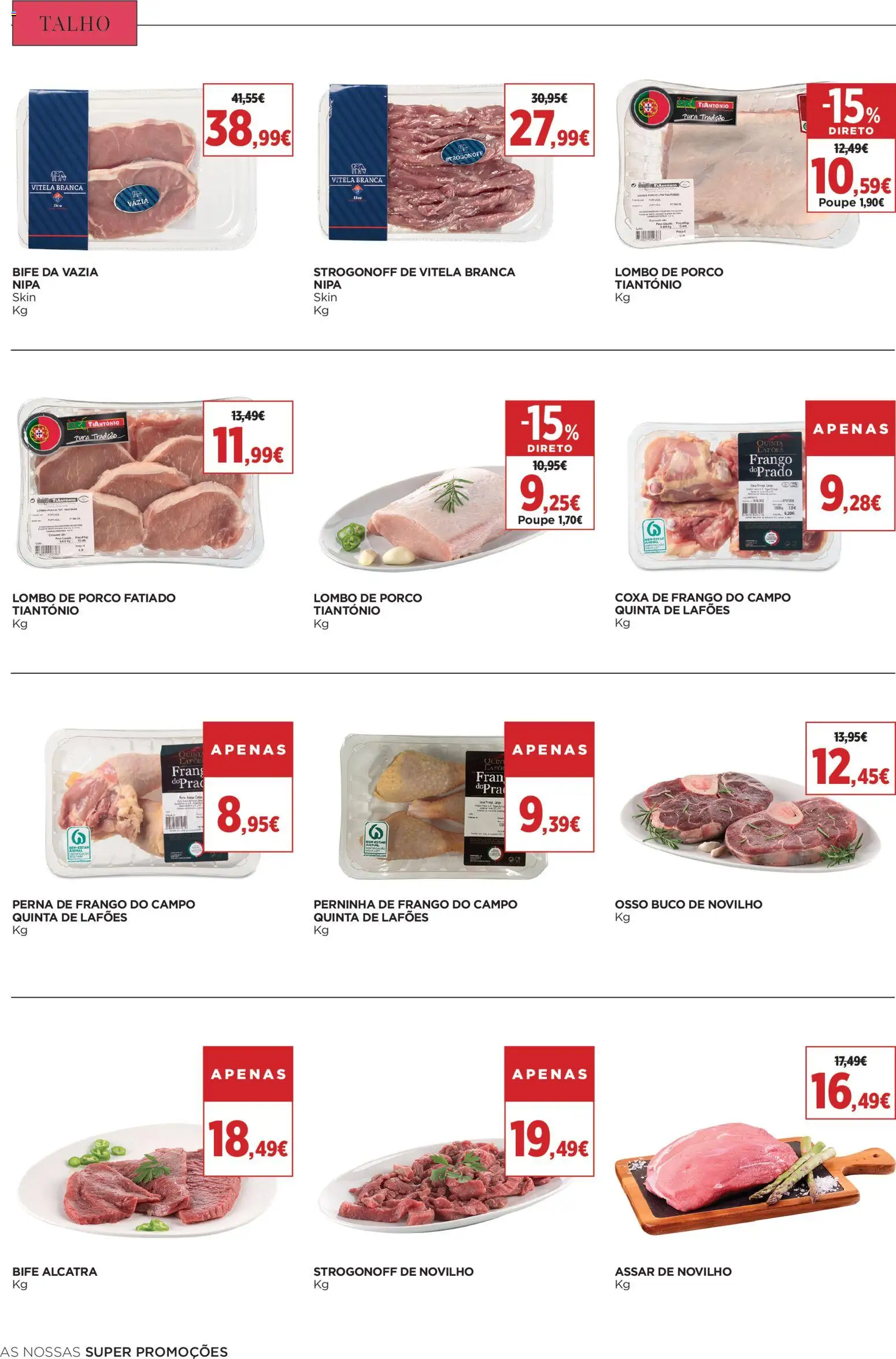 El Corte Ingles folheto │ válido de 18/09/2026 | Página: 18 | Produtos: Vitela, Lombo, Lombo de porco, Bife