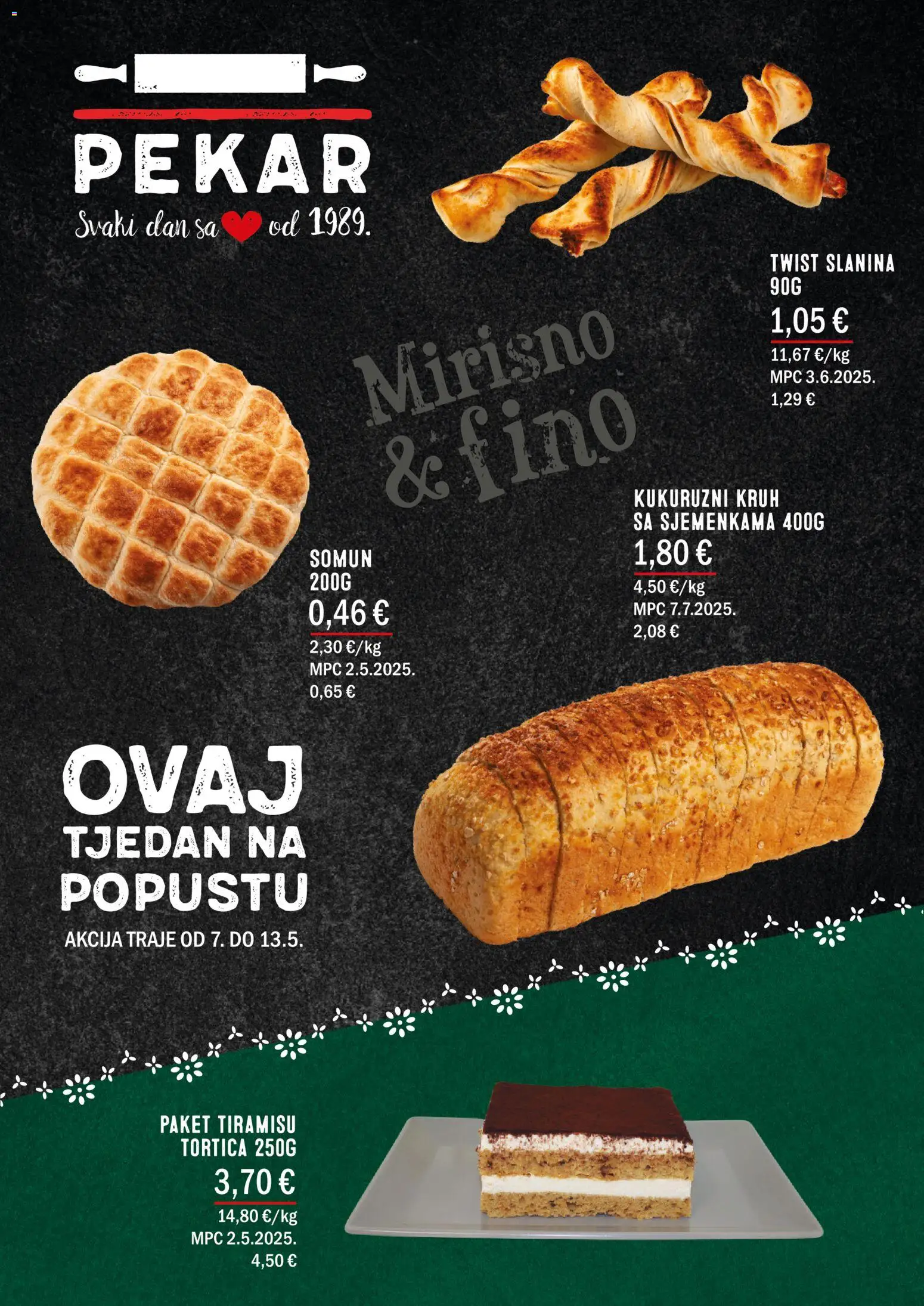 Boso katalog | vrijedi od 07.05.2026 | Stranica: 2 | Proizvodi: Somun, Kruh, Slanina