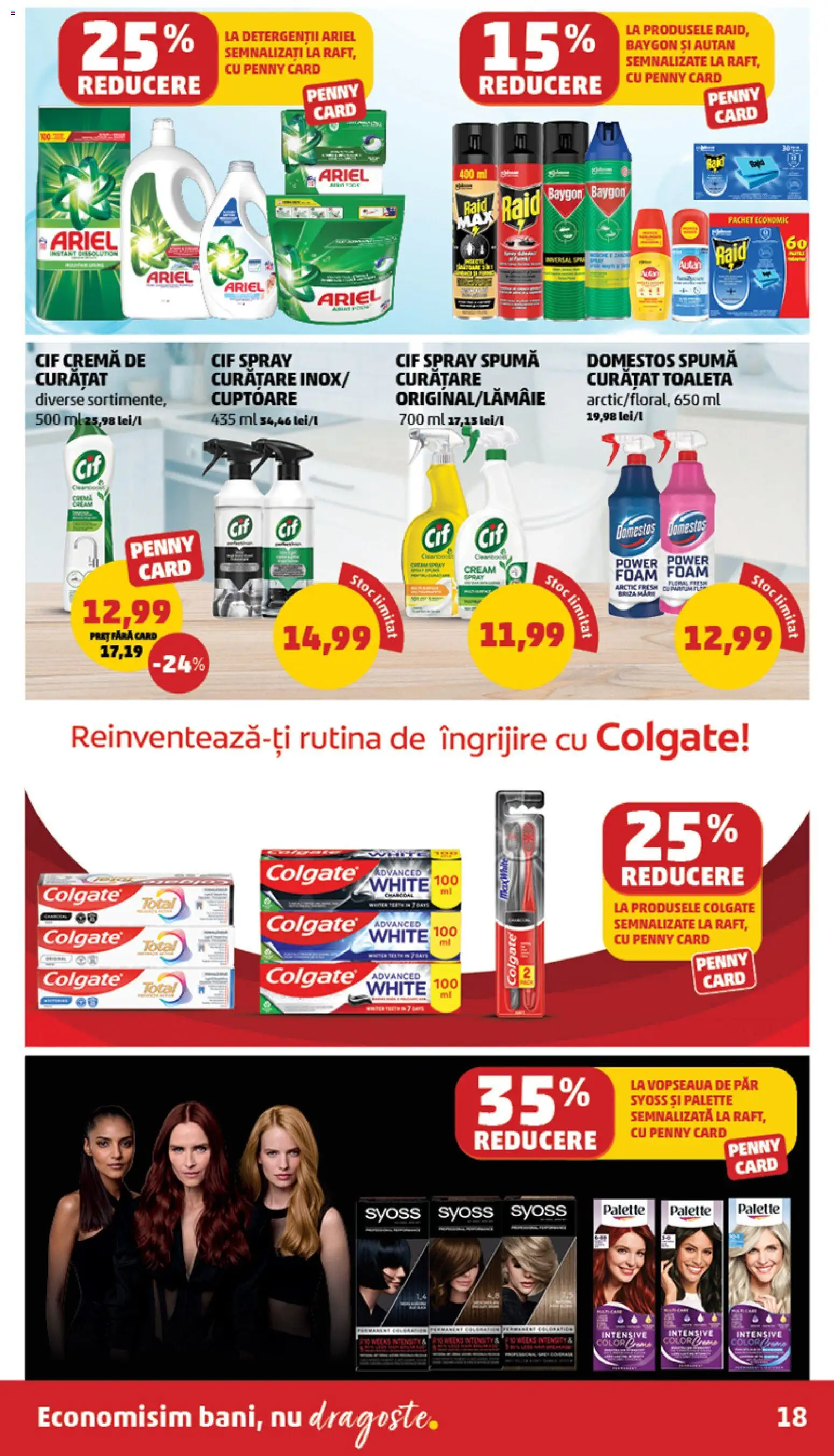 Noul catalog PENNY – valabil de la 03.06.2026 | Pagină: 18 | Produse: Toaletă, Cremă