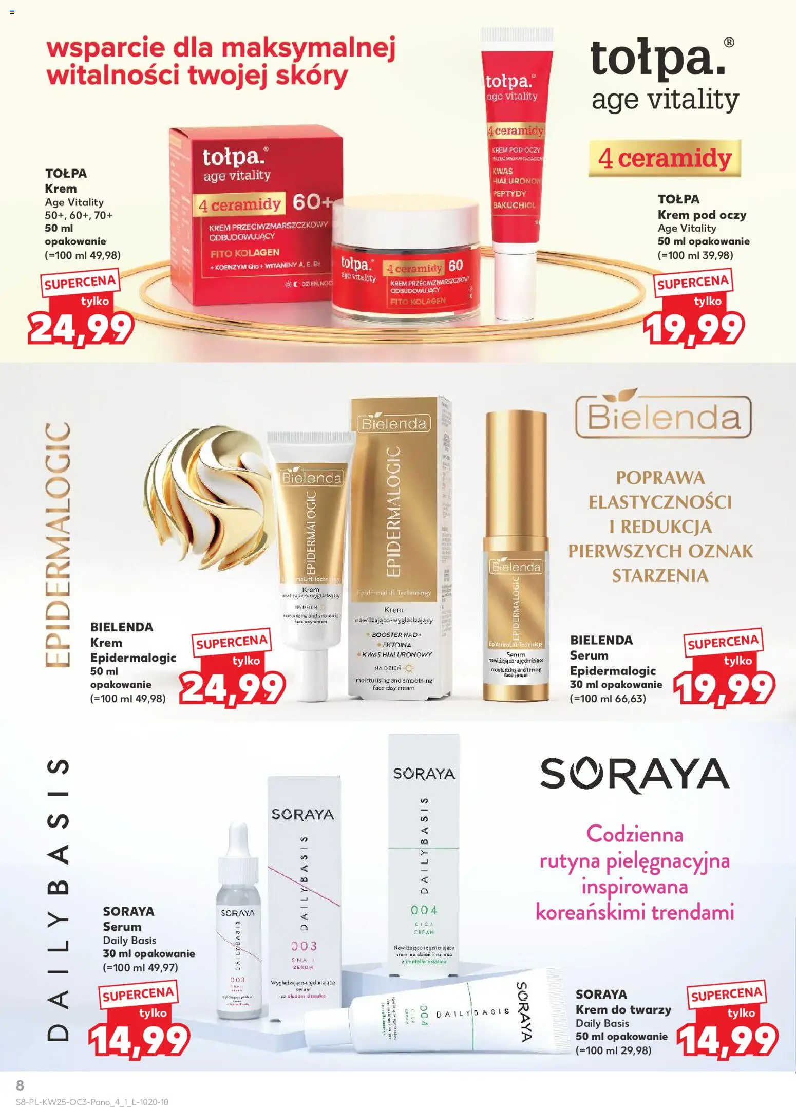 Kaufland Polsko leták - Drogerię od 18.06.2026 | Strana: 8 | Produkty: Sérum, Krém, Kolagen