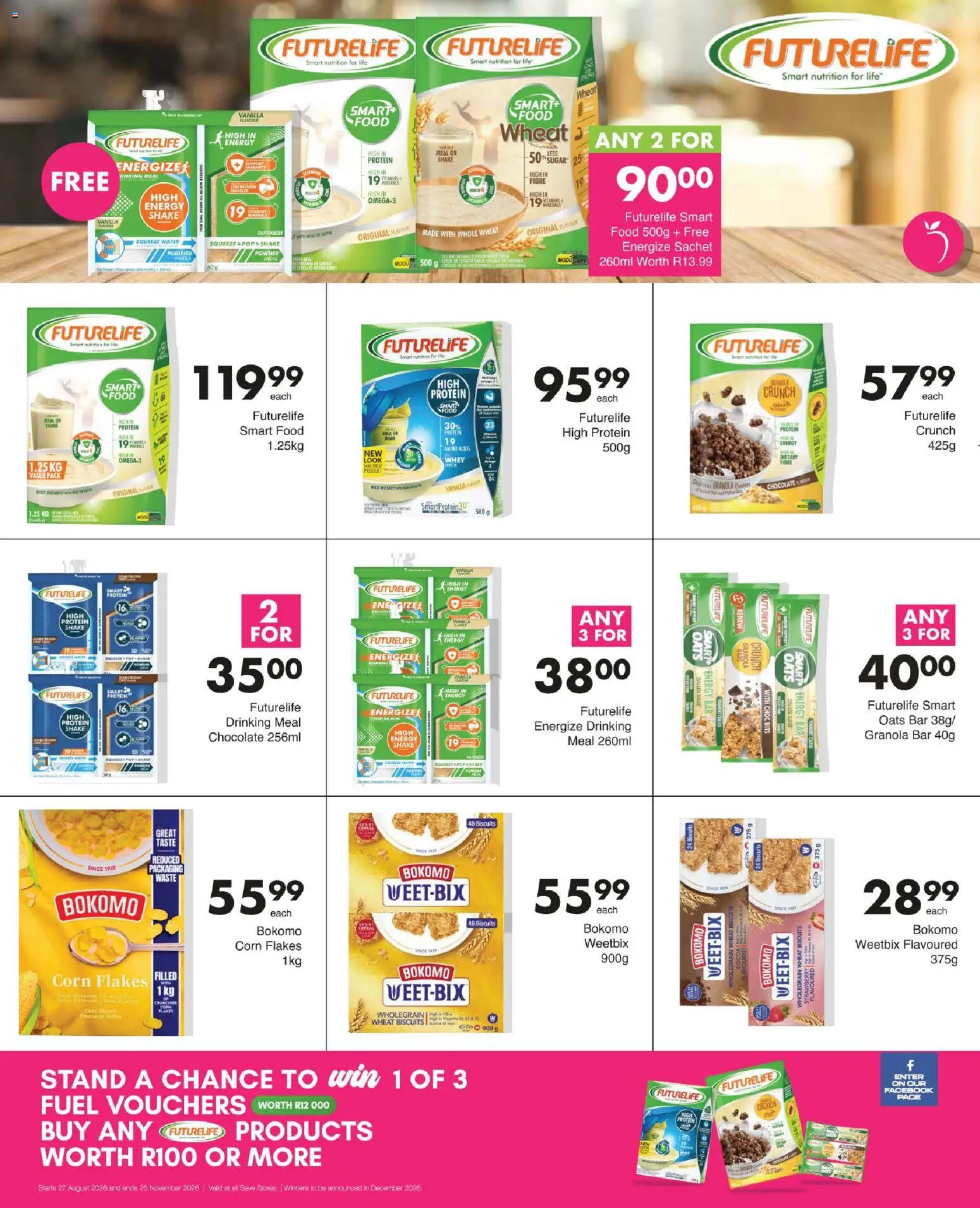 New Save catalogue – valid from 15/10/2026 | Page: 36 | Products: Corn flakes, Oats, Powder, Water