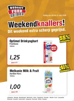 Budget Food folder - Weekendfolder - Voorbeeld van een folder van Budget Food, geldig van 29.05.2026