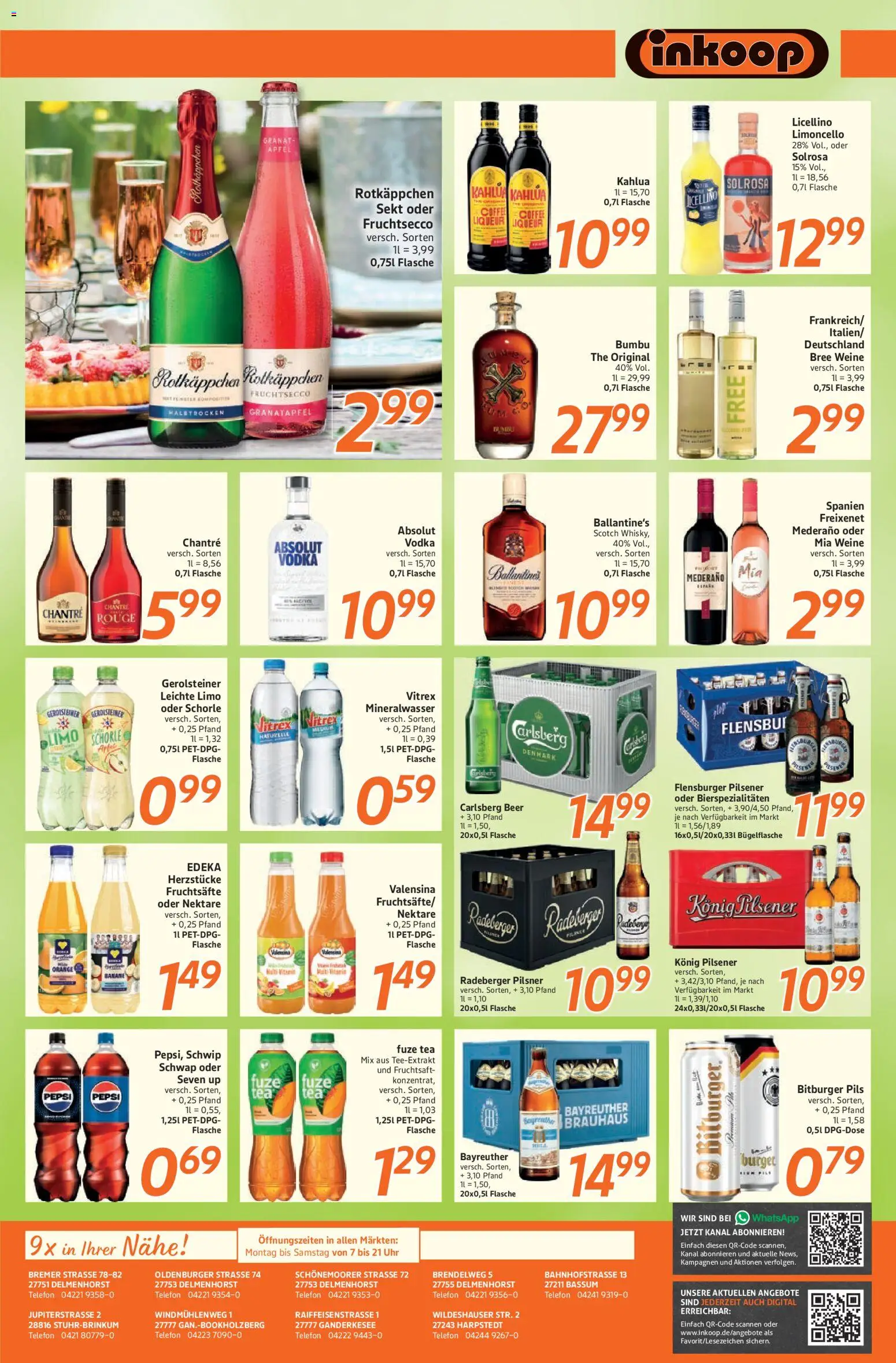 Inkoop Prospekt – gültig ab 06.07.2026 | Seite: 7 | Produkte: Bitburger, Freixenet, Freixenet mederano, Rouge