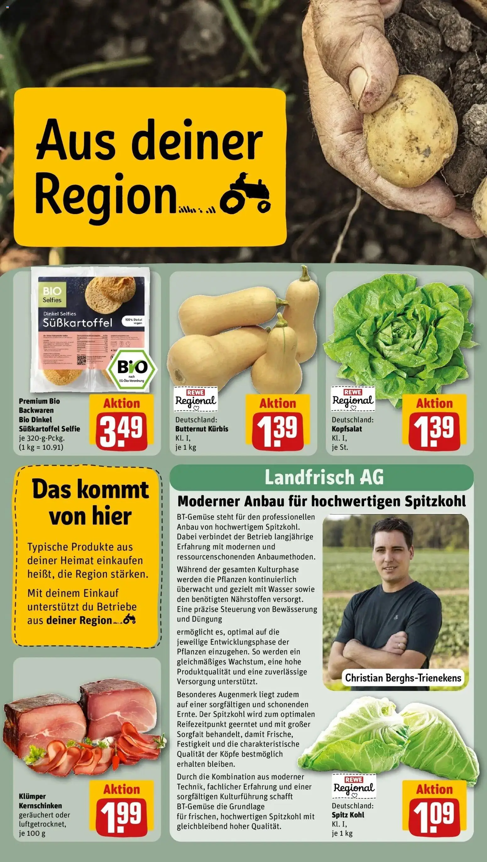 REWE Prospekt ab 28.09.2026 zum Blättern » Angebote | Seite: 26 | Produkte: Wasser, Kürbis