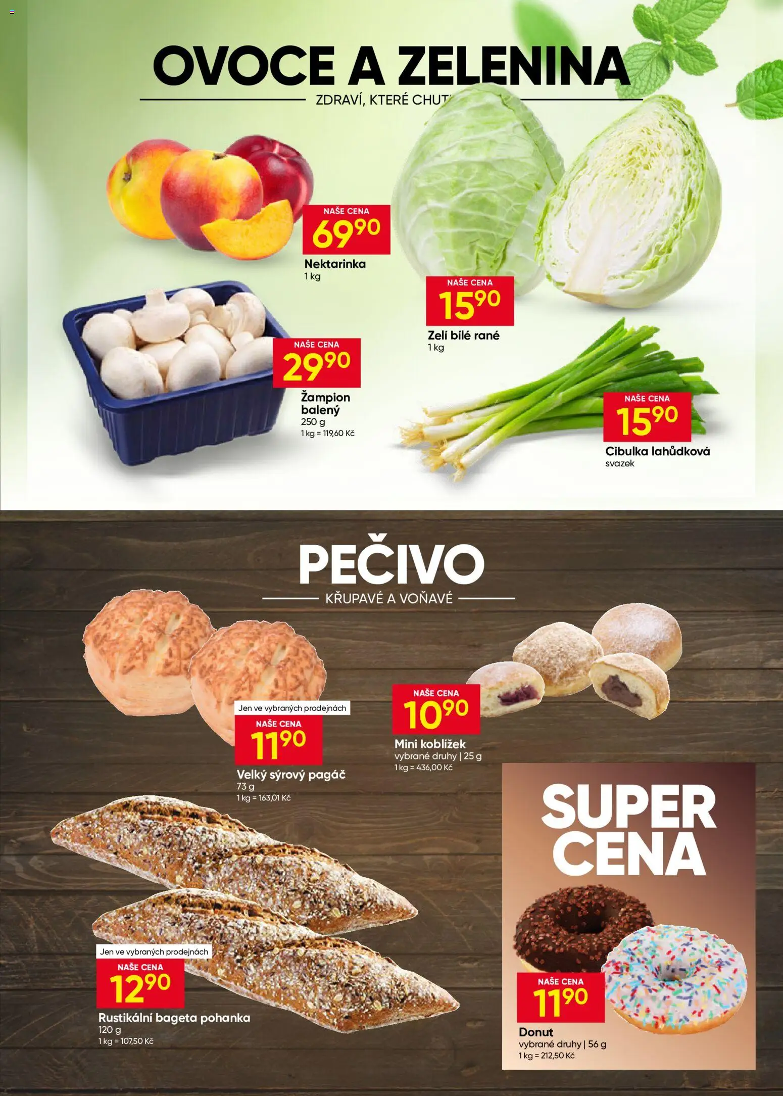 Hruška leták od 03.06.2026 | Strana: 3 | Produkty: Donut, Ovoce, Pohanka, Pečivo