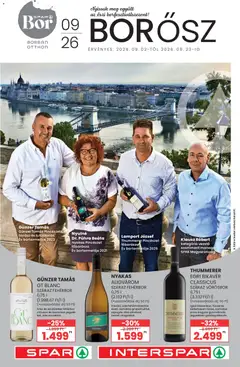 Spar BOR ősz katalógus - amely érvényes a következő dátumtól: 2026.09.02.