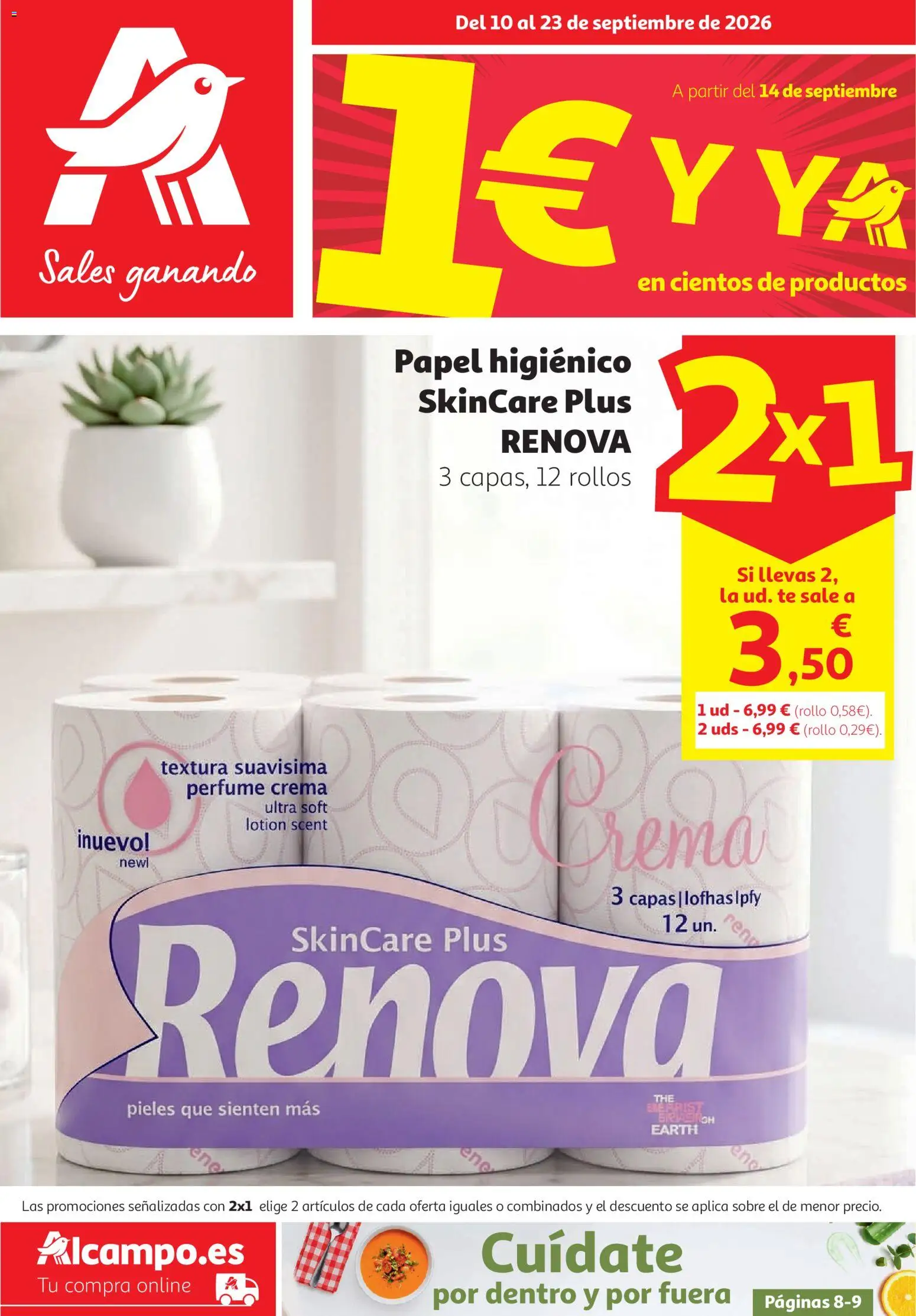 Alcampo folleto │ válido desde el 10/09/2026 | Página: 1