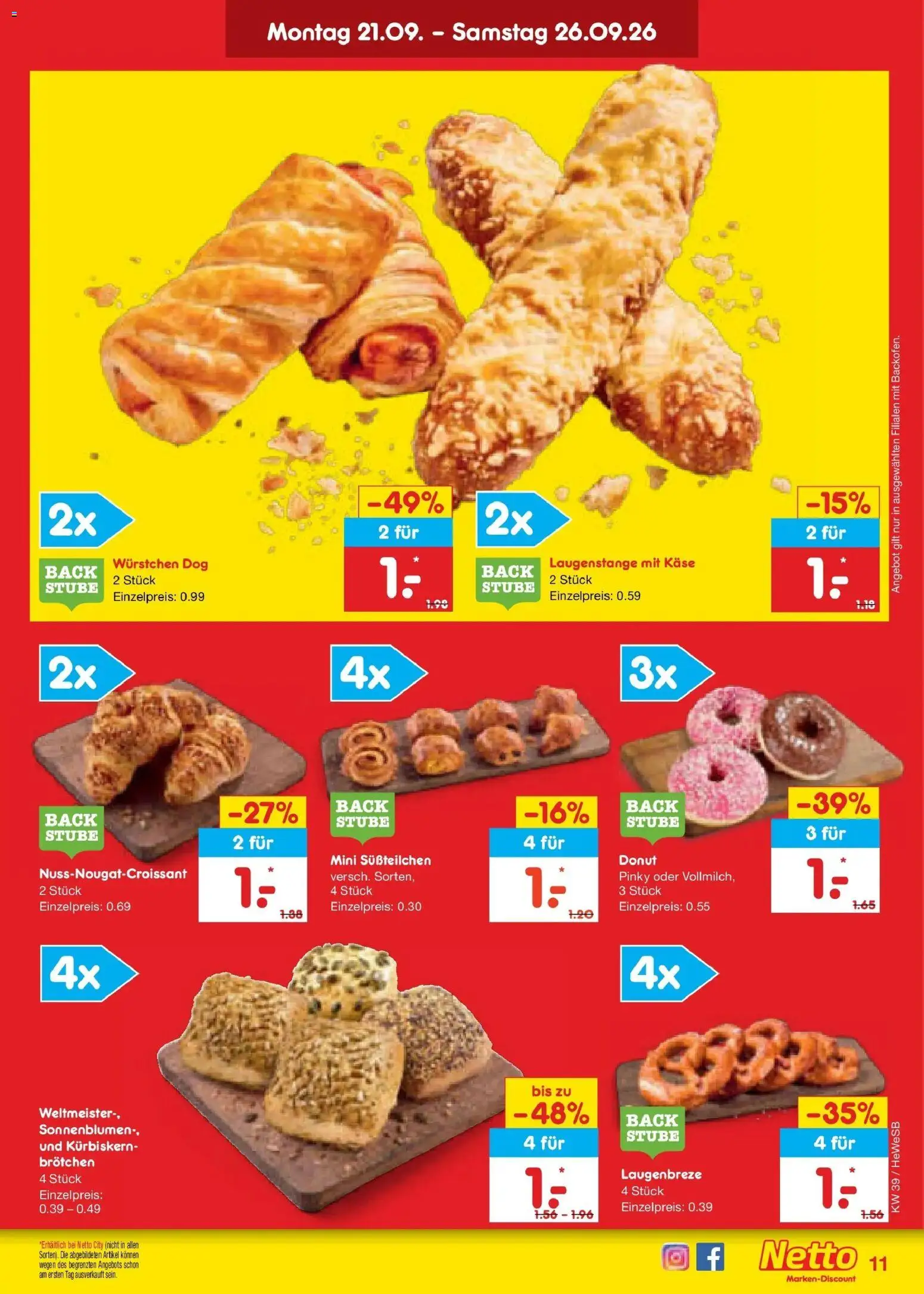 Netto Marken-Discount Prospekt Hamburg – gültig ab 21.09.2026 | Seite: 17 | Produkte: Käse