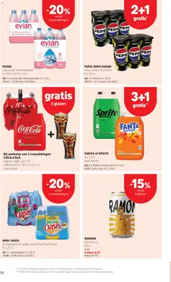 Spar Express folder - Voorbeeld van een folder van Spar Express, geldig van 18.06.2026 | Pagina: 18 | Producten: Pepsi, Fanta, Appel, Mineraalwater
