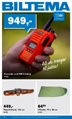 Forhåndsvisning av Biltema Jakt - National gyldig fra 17/08/2026
