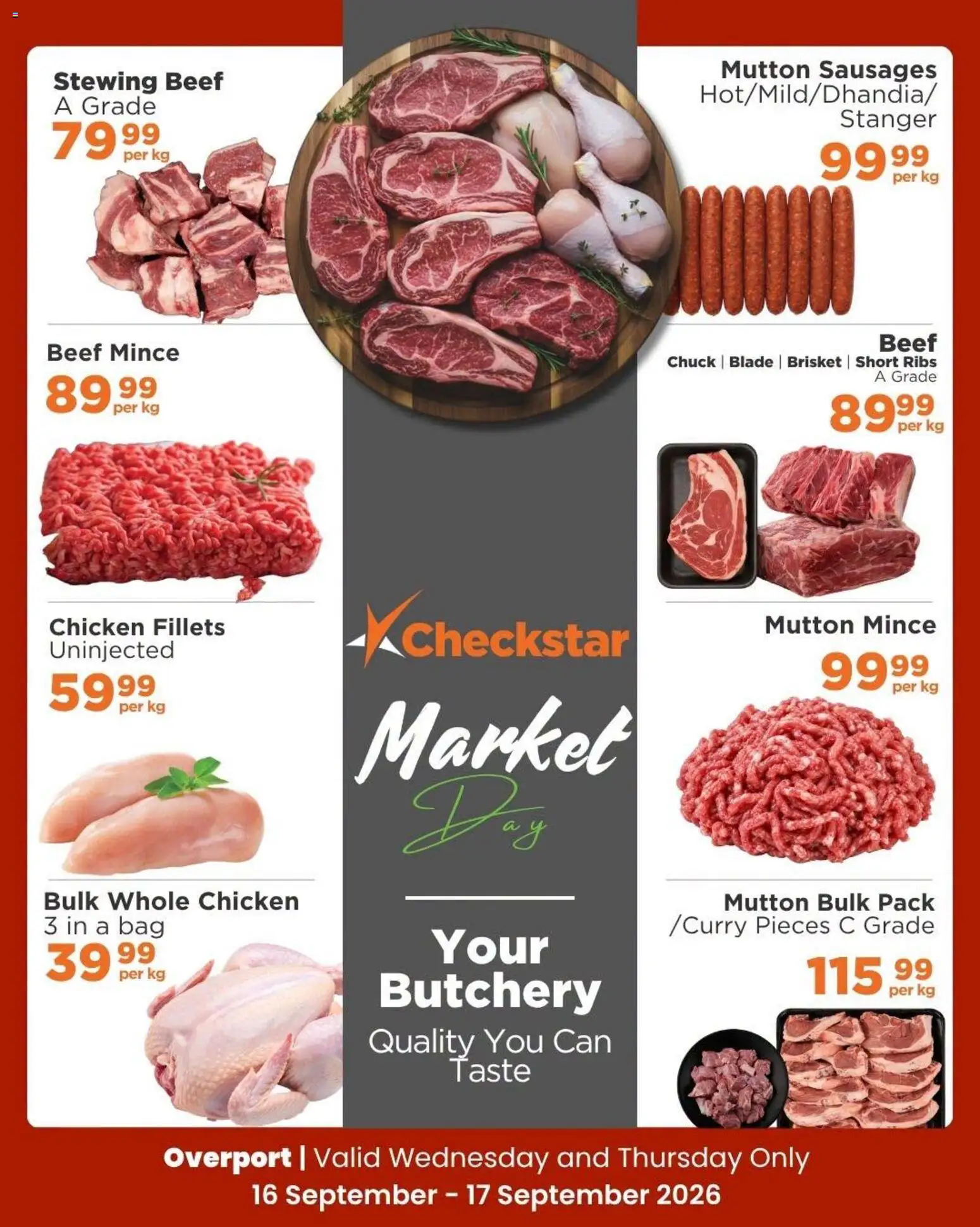New Check Star catalogue – valid from 16/09/2026 | Page: 3 | Products: Bag, Ribs, Chicken, Beef