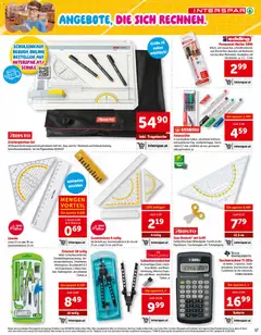 Interspar So Macht Schule Spass ab 25.06.2026 gültig | Seite: 17 | Produkte: Taschenrechner, Batterie