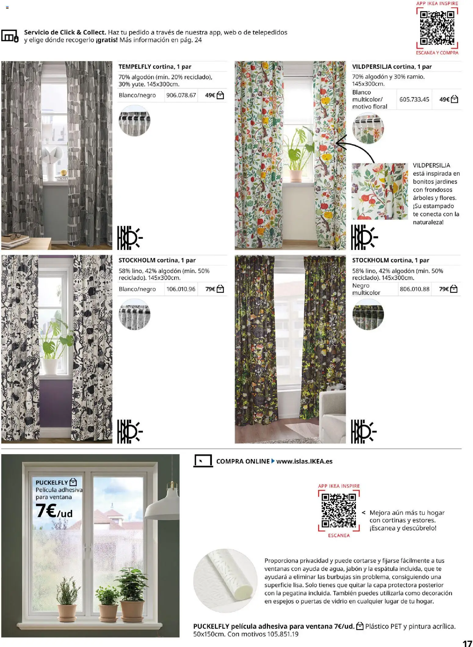 Catálogo IKEA Cortinas │ válido desde el 01/02/2026 | Página: 17 | Productos: Jabón, Té, Algodón, Puertas