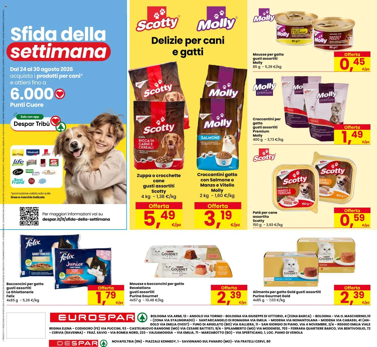 Volantino Eurospar del 20/08/2026 | Pagina: 20 | Prodotti: Pollo, Manzo, Verdure, Fegato