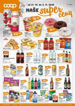 Náhled letáku Coop leták - Super cena od 21.10.2026