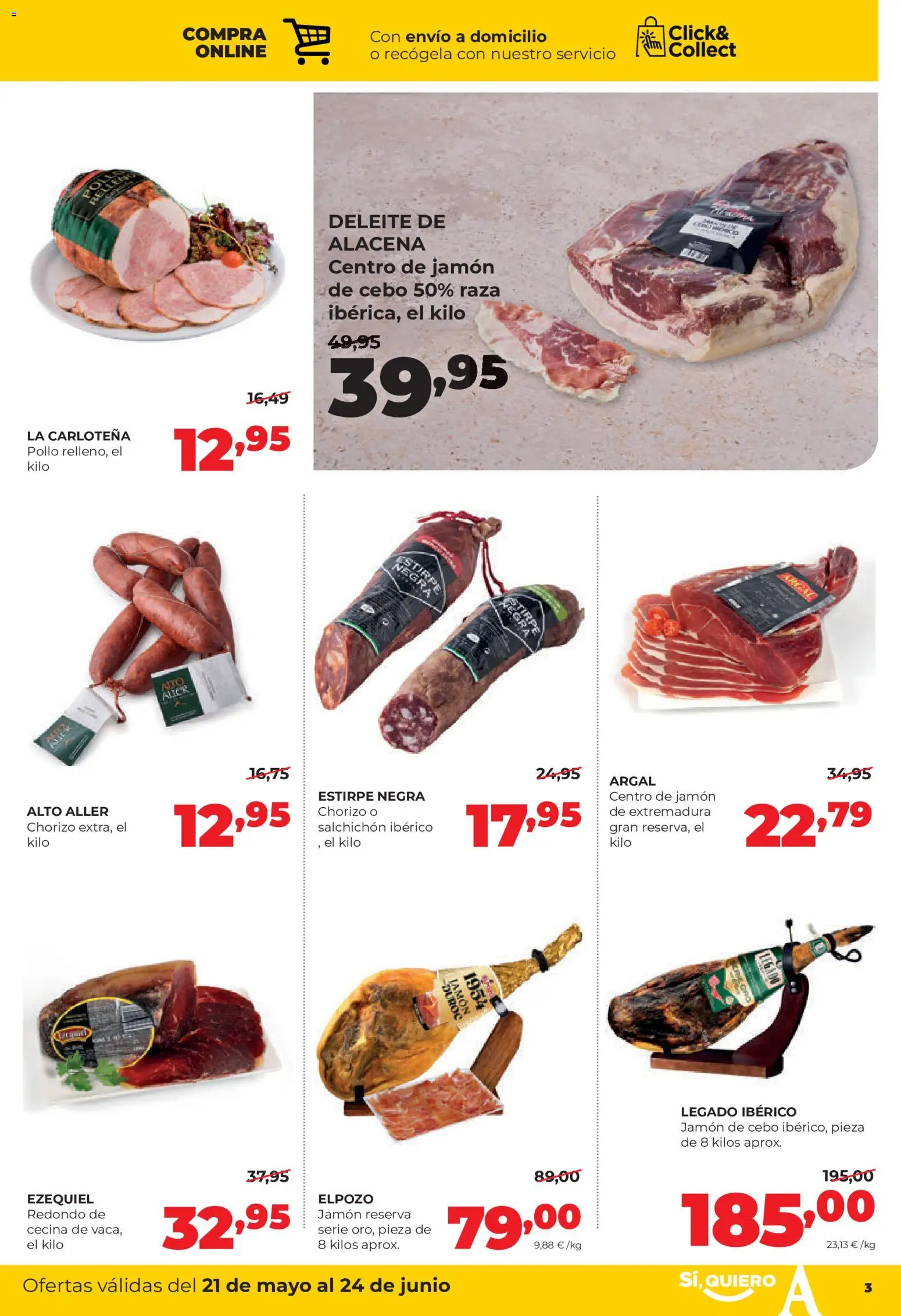 Alimerka folleto Castilla y León │ válido desde el 21.05.2026 | Página: 3 | Productos: Jamón