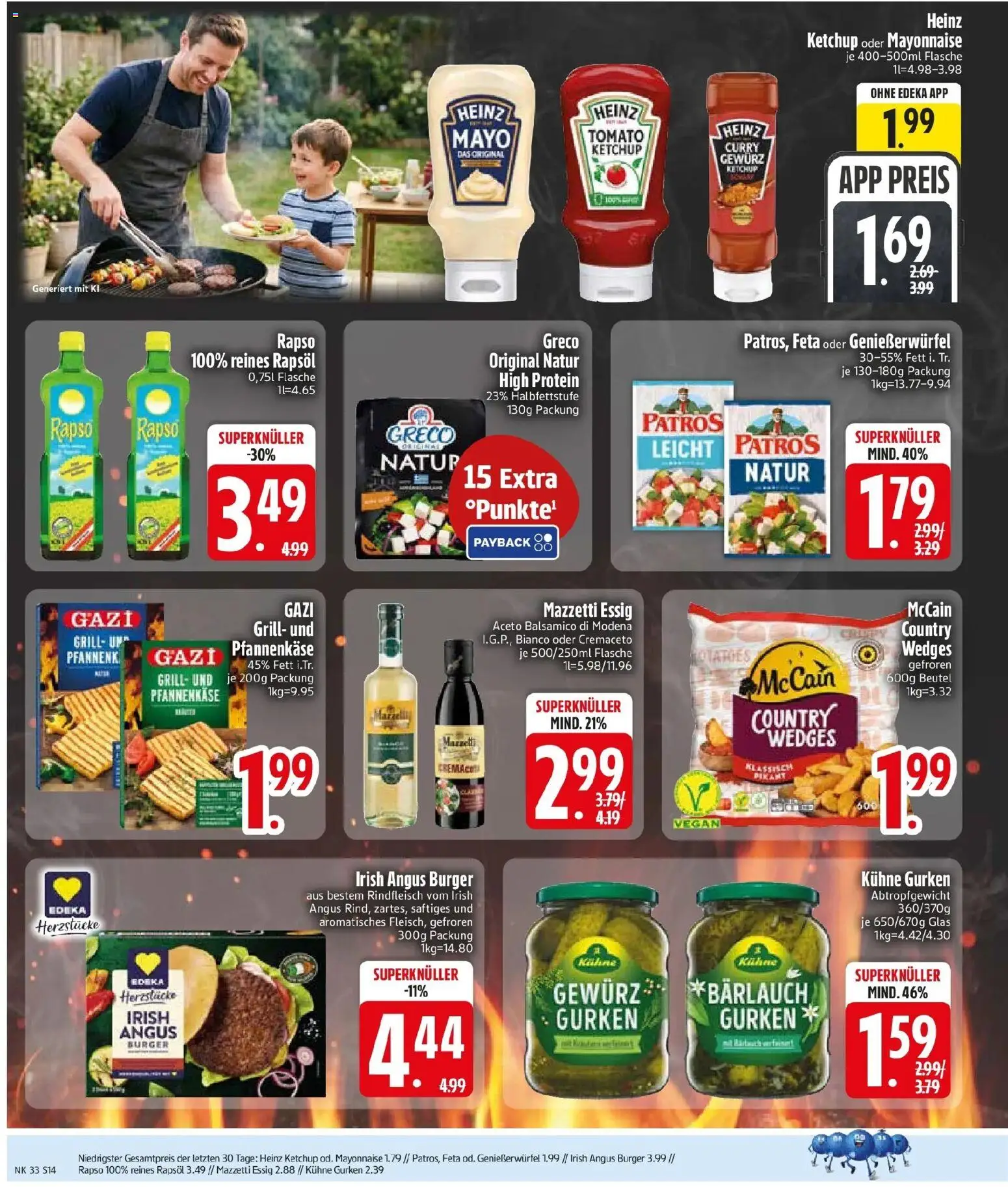 Edeka Prospekt Burgau (ab 10.08.2026) » Angebote Online | Seite: 16 | Produkte: Feta, Balsamico, Mayonnaise, Ketchup