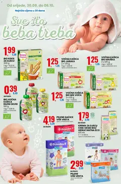 BIO KEKS BIJELI BISCOTTINI, BIO KEKS ZA DJECU 320 g - Pregled kataloga iz trgovine Eurospin, vrijedi od 30.09.2026 | Stranica: 19