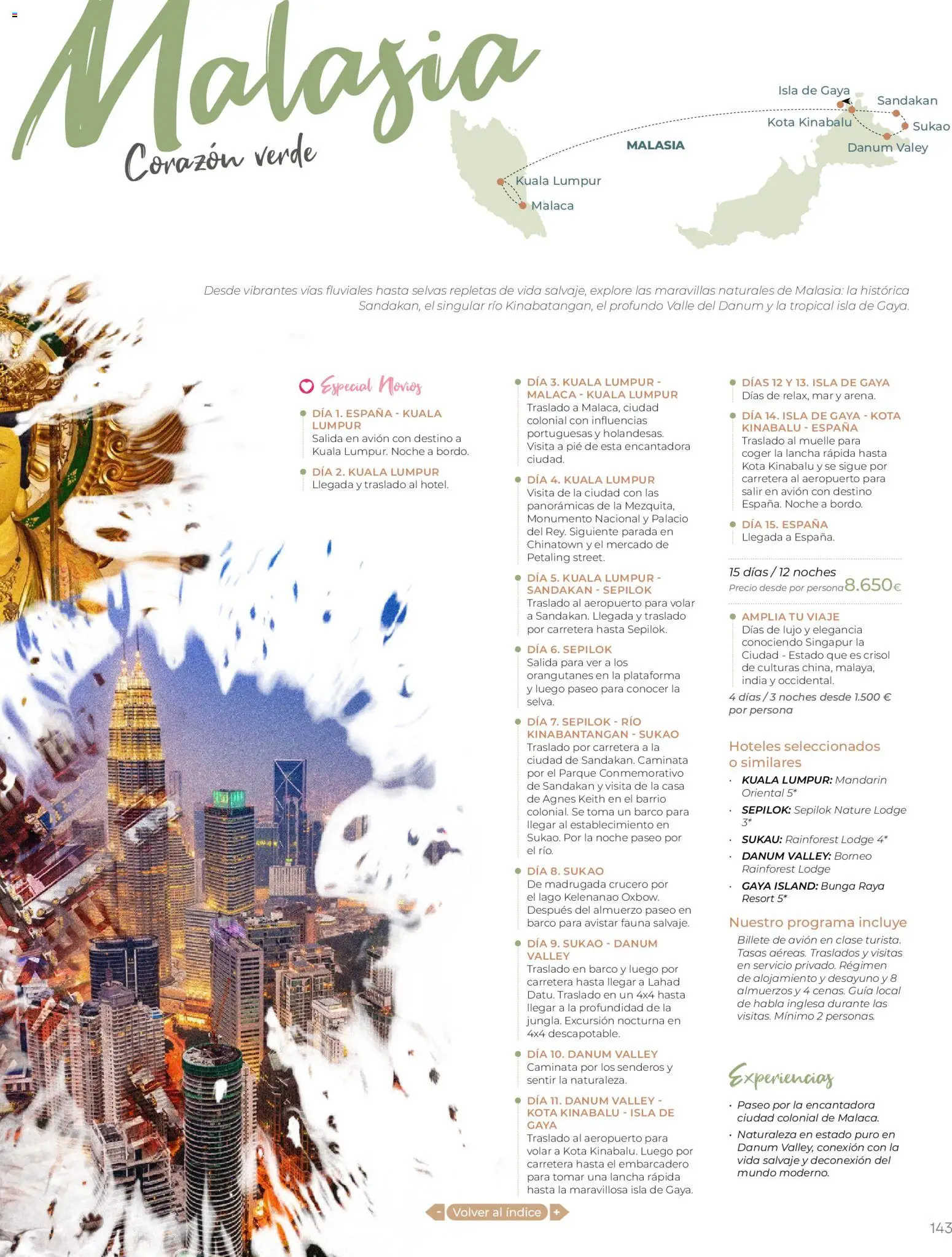 Viajes El Corte Inglés - Catálogo Tourmundial Premium │ válido desde el 01/01/2026 | Página: 145